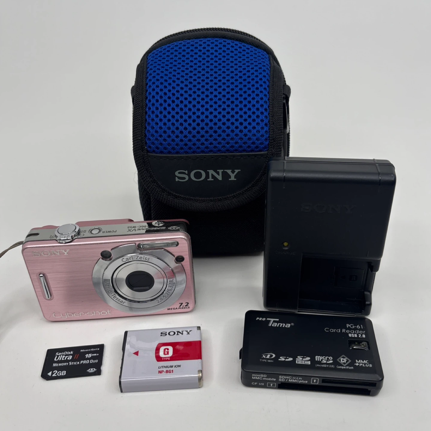 Sony CyberShot DSC-W55 Pink Digital Camera
