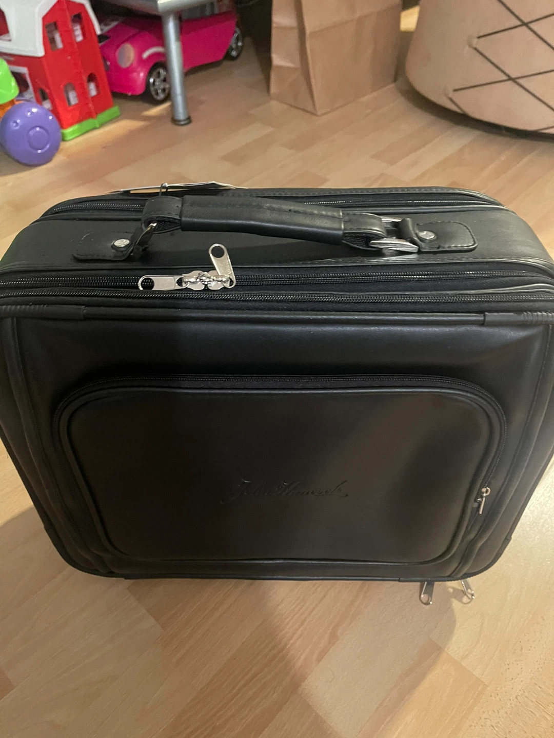 John Hancock Black Carry-On Luggage