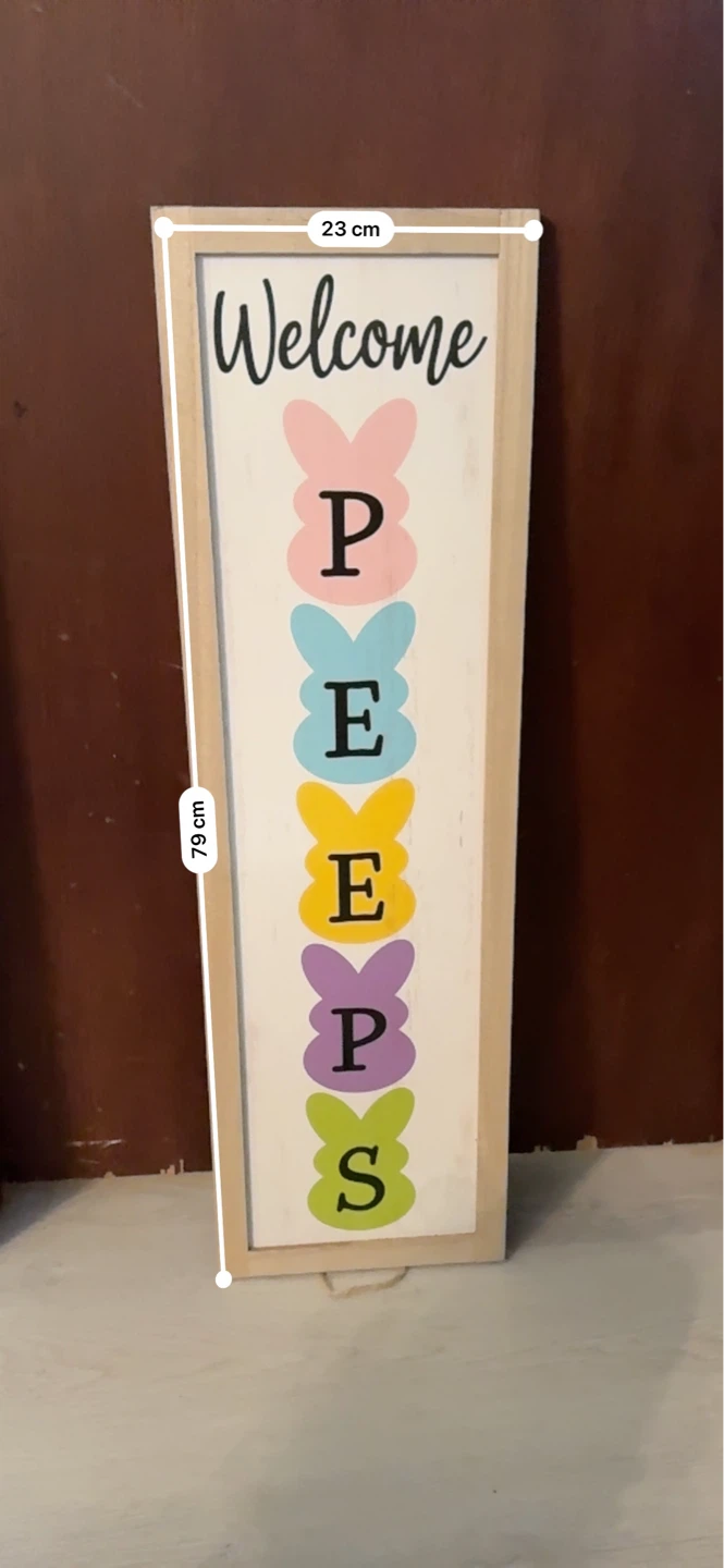 🐣 “Welcome Peeps” Easter Sign 🐣 - photo 2