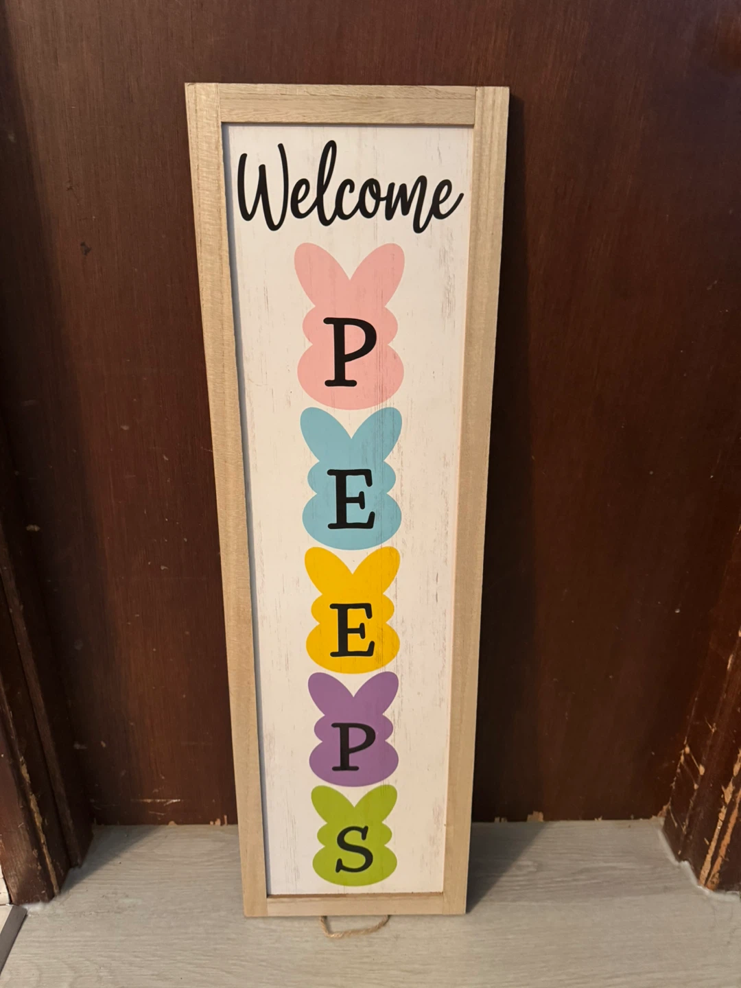 🐣 “Welcome Peeps” Easter Sign 🐣
