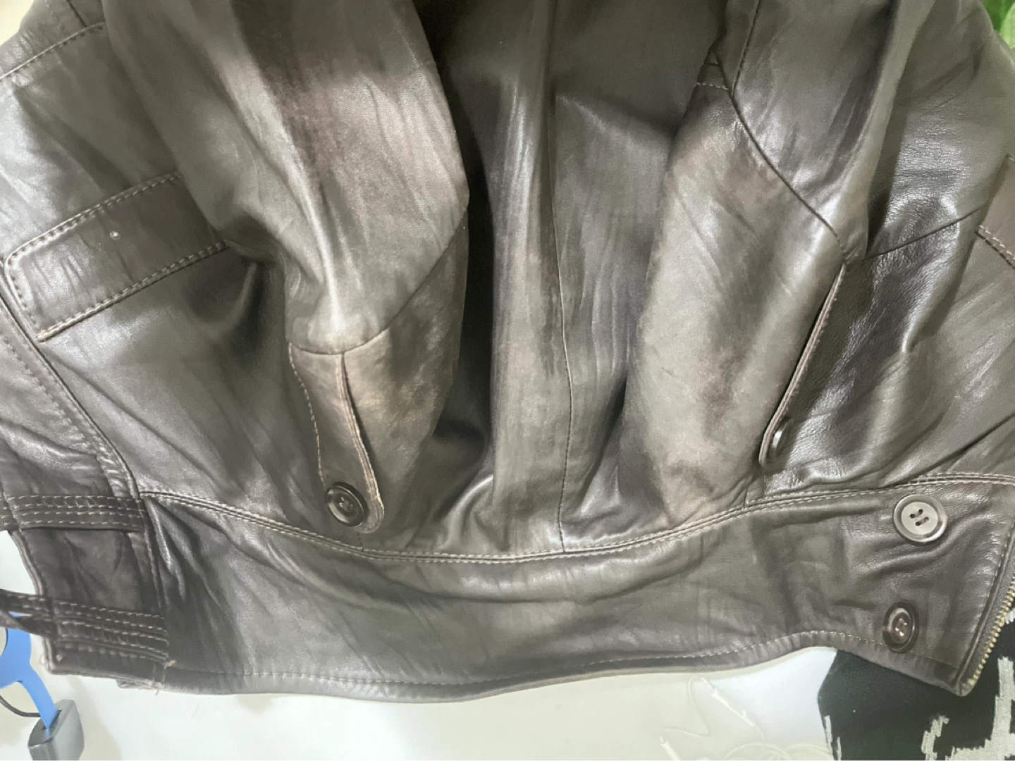 DANIER Brown Leather Jacket - photo 3