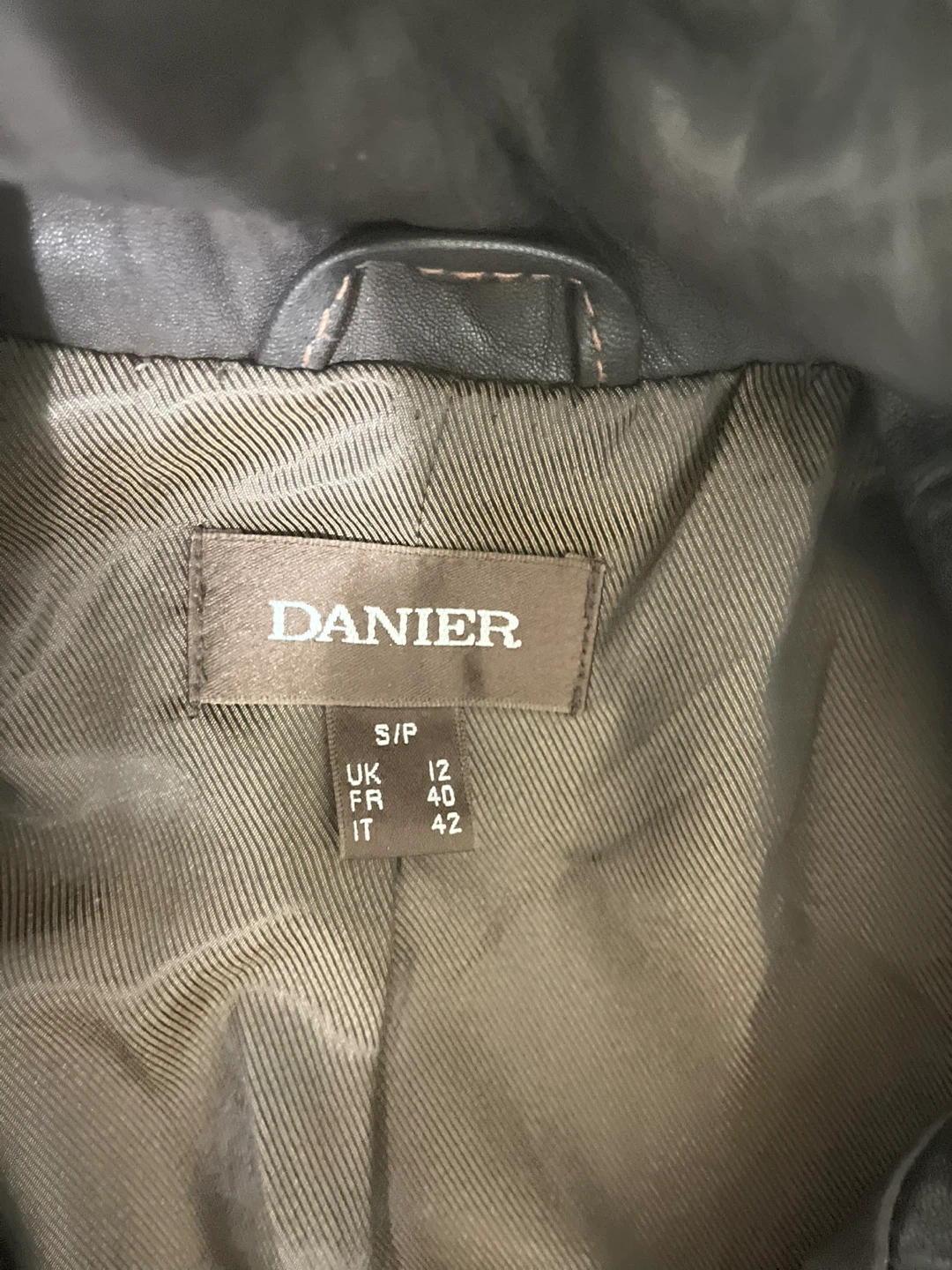 DANIER Brown Leather Jacket - photo 2