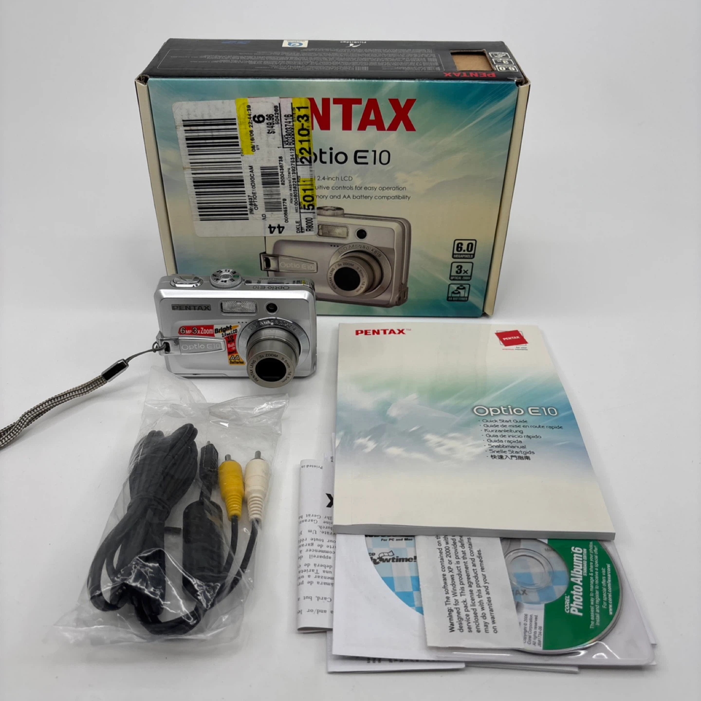 Pentax Optio E10 Digital Camera