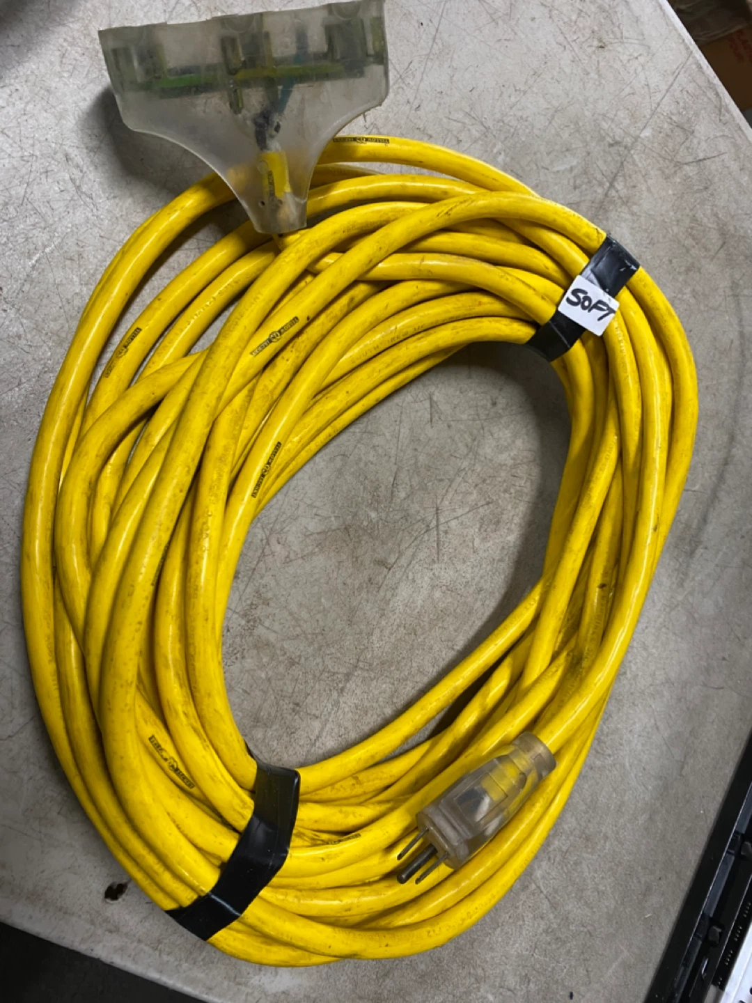 50 foot yellow jacket 12 gauge extension cord - photo 3
