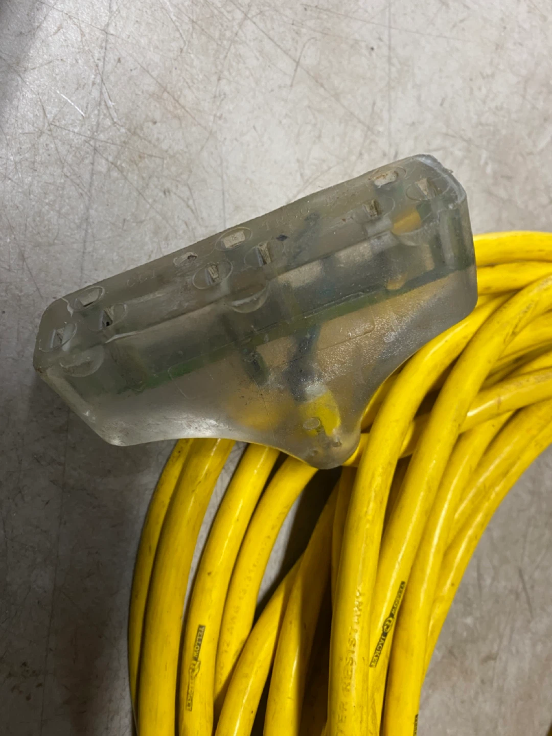 50 foot yellow jacket 12 gauge extension cord - photo 2