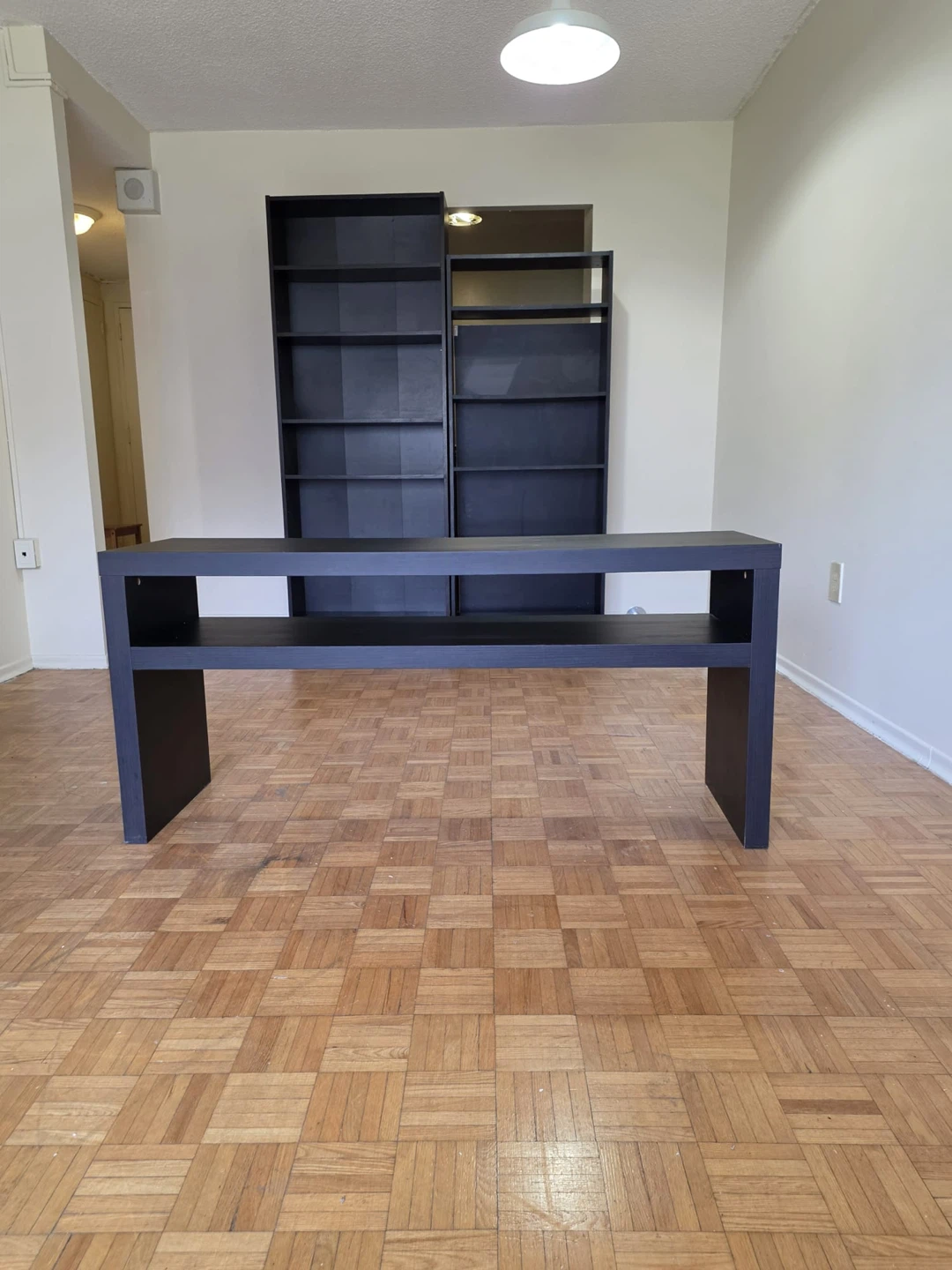 IKEA Black-Brown Console Table - photo 3