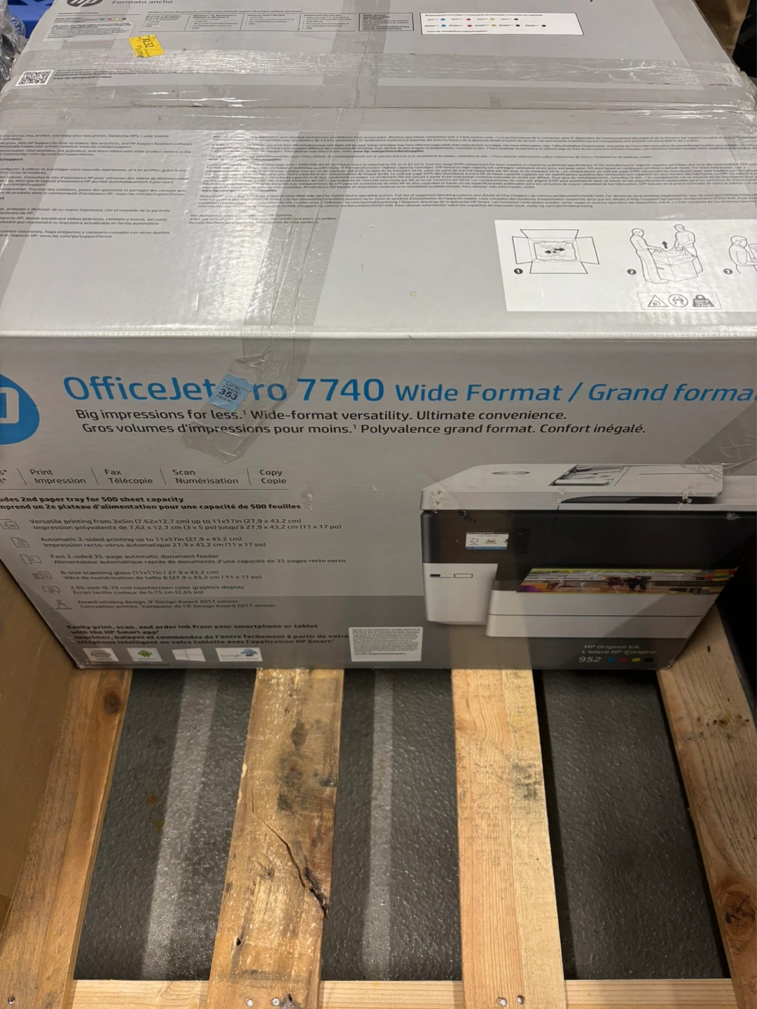 HP OfficeJet Pro 7740 Wide Format All-in-One Printer