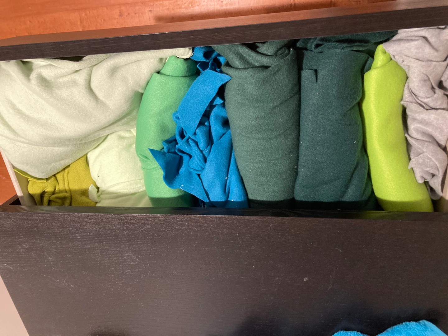 Assorted Fleece Fabric Pieces