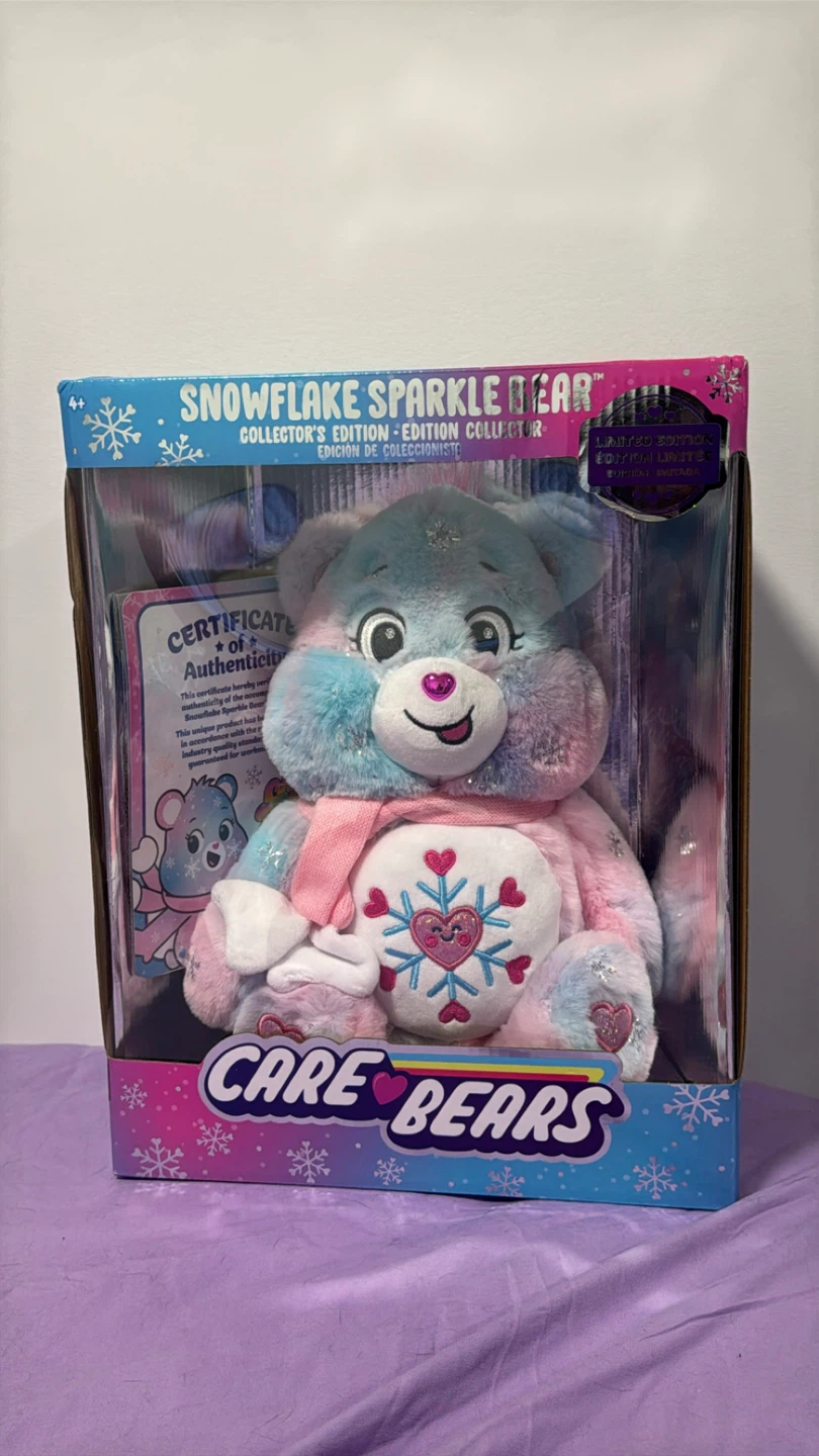 Care Bears Snowflake Sparkle Bear Plush Brand New