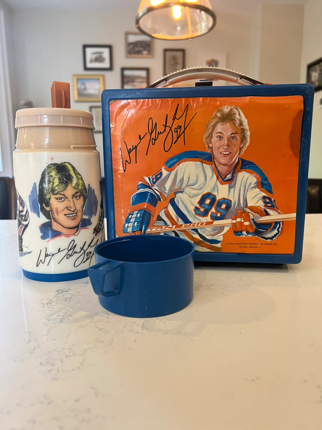 Vintage Wayne Gretzky Lunchbox and Thermos Set