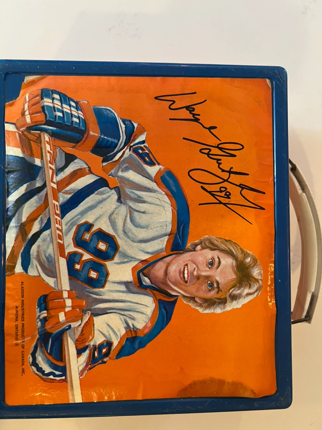 Vintage Wayne Gretzky Lunchbox and Thermos Set - photo 3