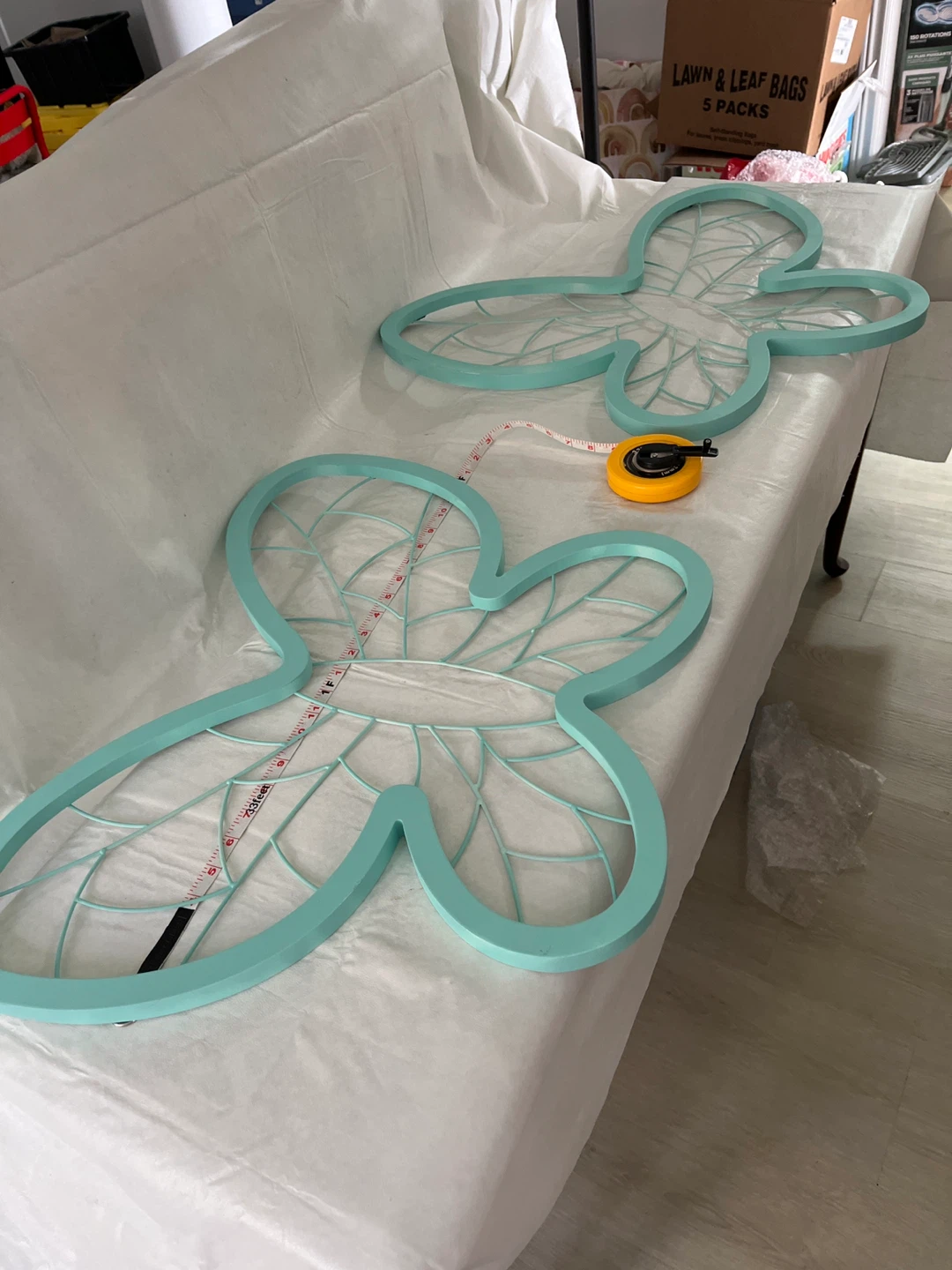 Teal Butterfly Wall Decor