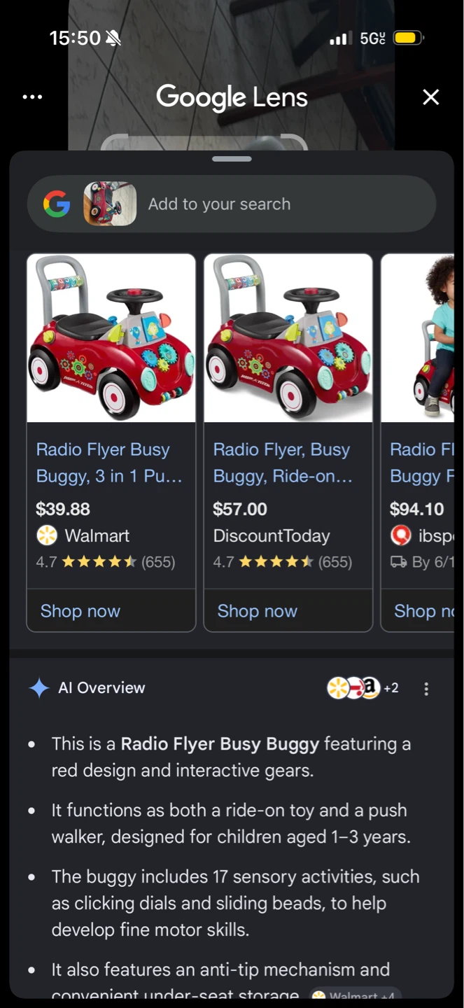 Radio Flyer Busy Buggy Ride-on Toy - photo 2