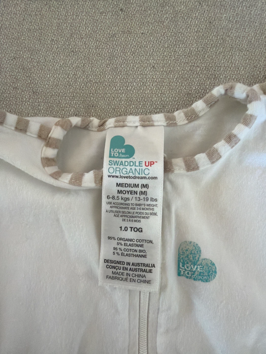 2 x Love to Dream Swaddle Up Organic Medium - photo 4