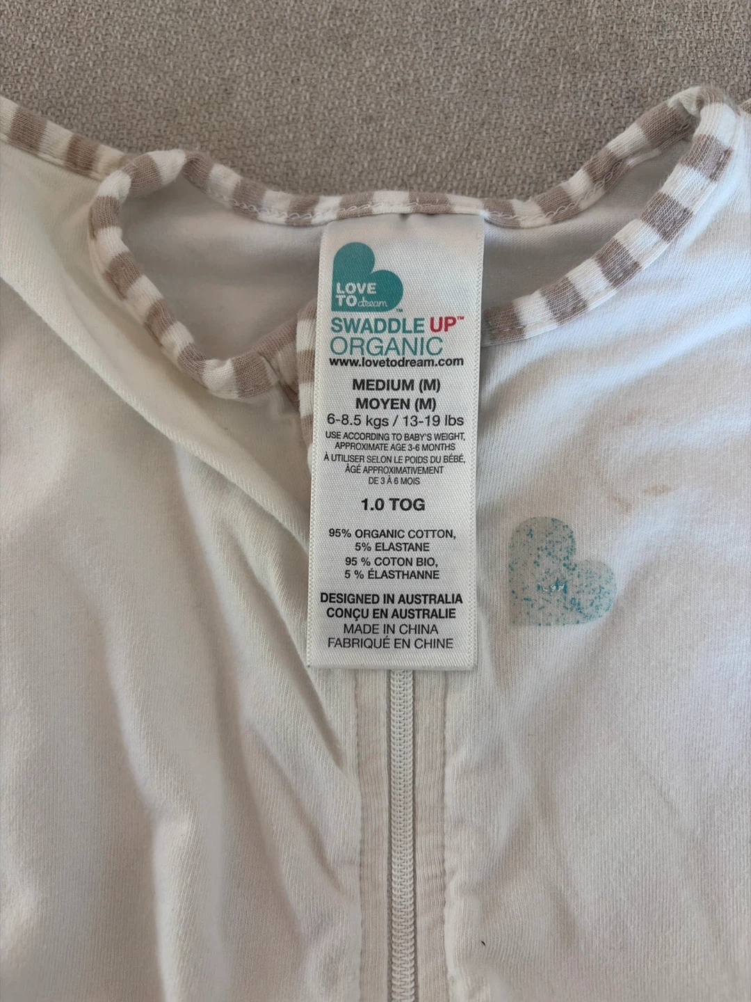2 x Love to Dream Swaddle Up Organic Medium - photo 2