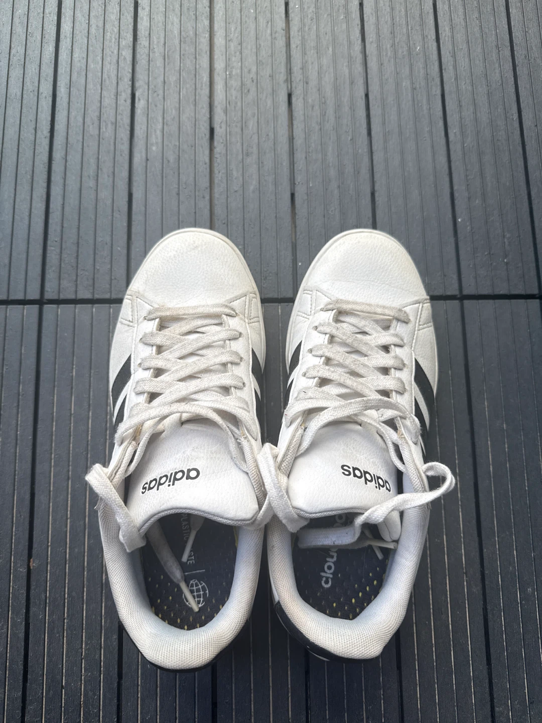 Adidas Grand Court Shoes - White/Black - photo 4