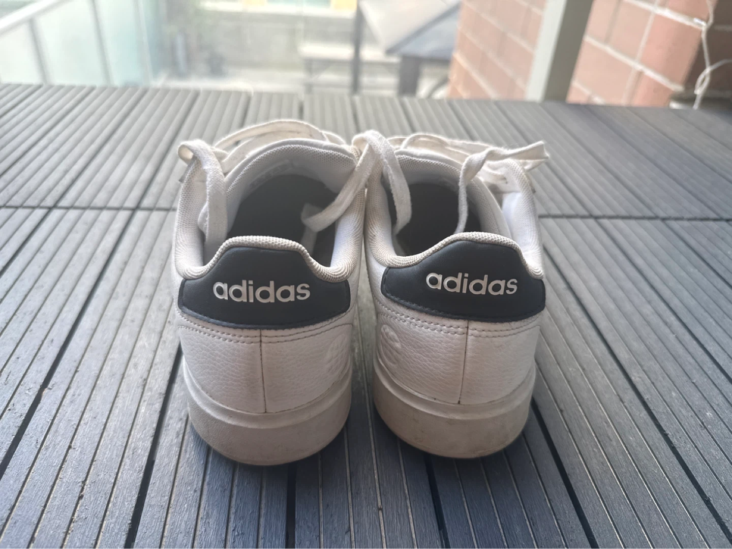 Adidas Grand Court Shoes - White/Black - photo 3