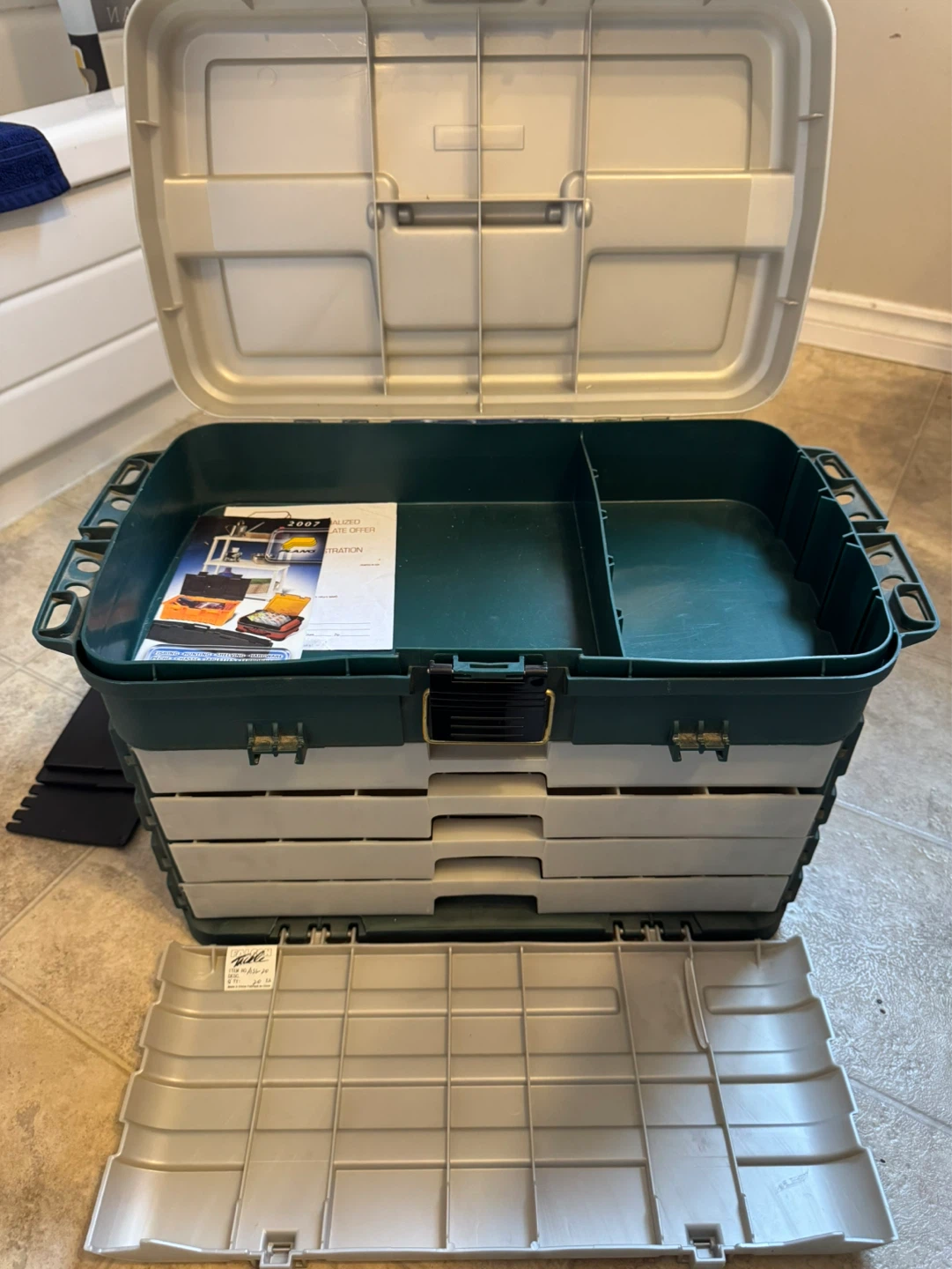 Fishing Tackle Box and Gear