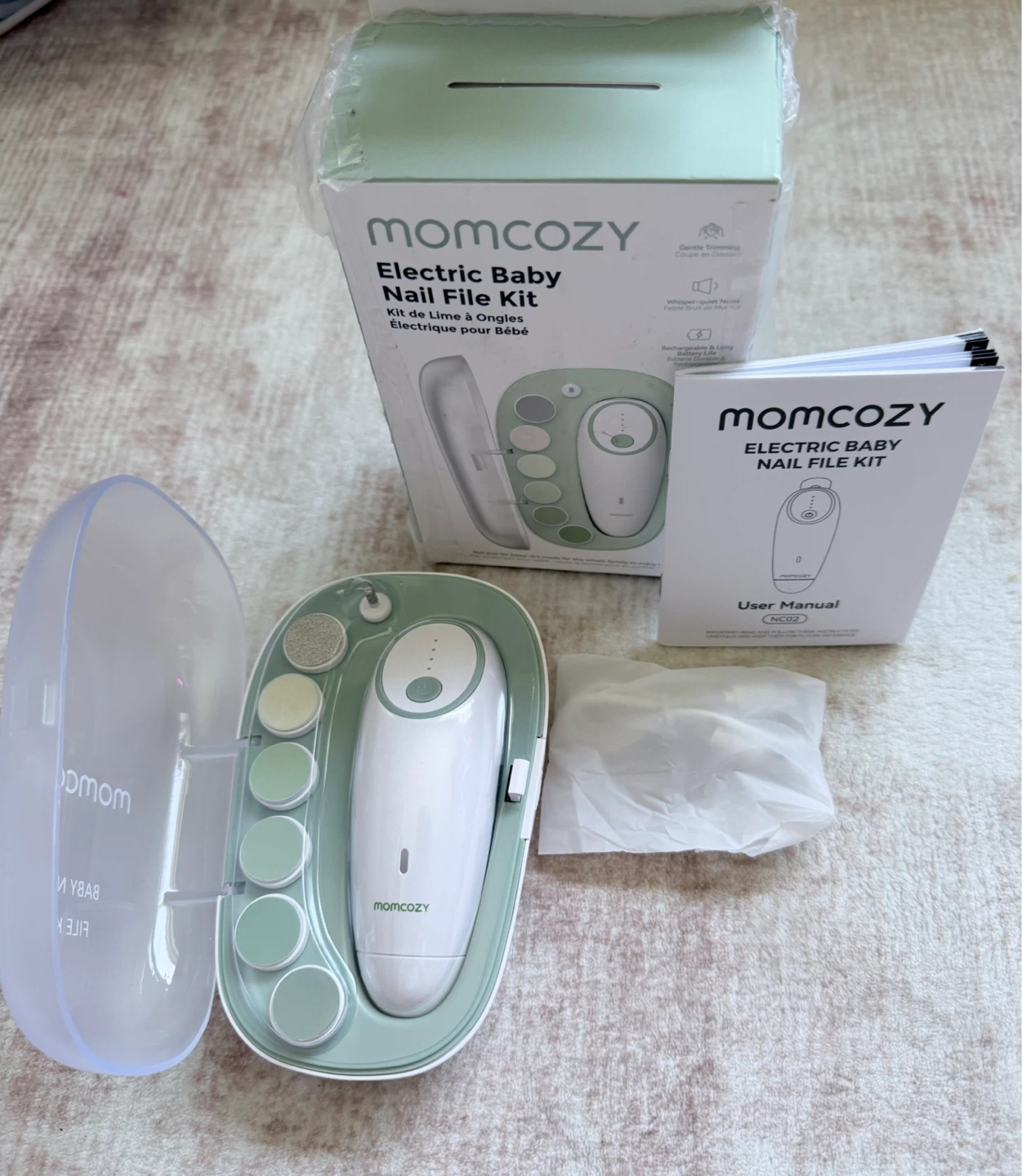 Momcozy Electric Baby Nail File Kit