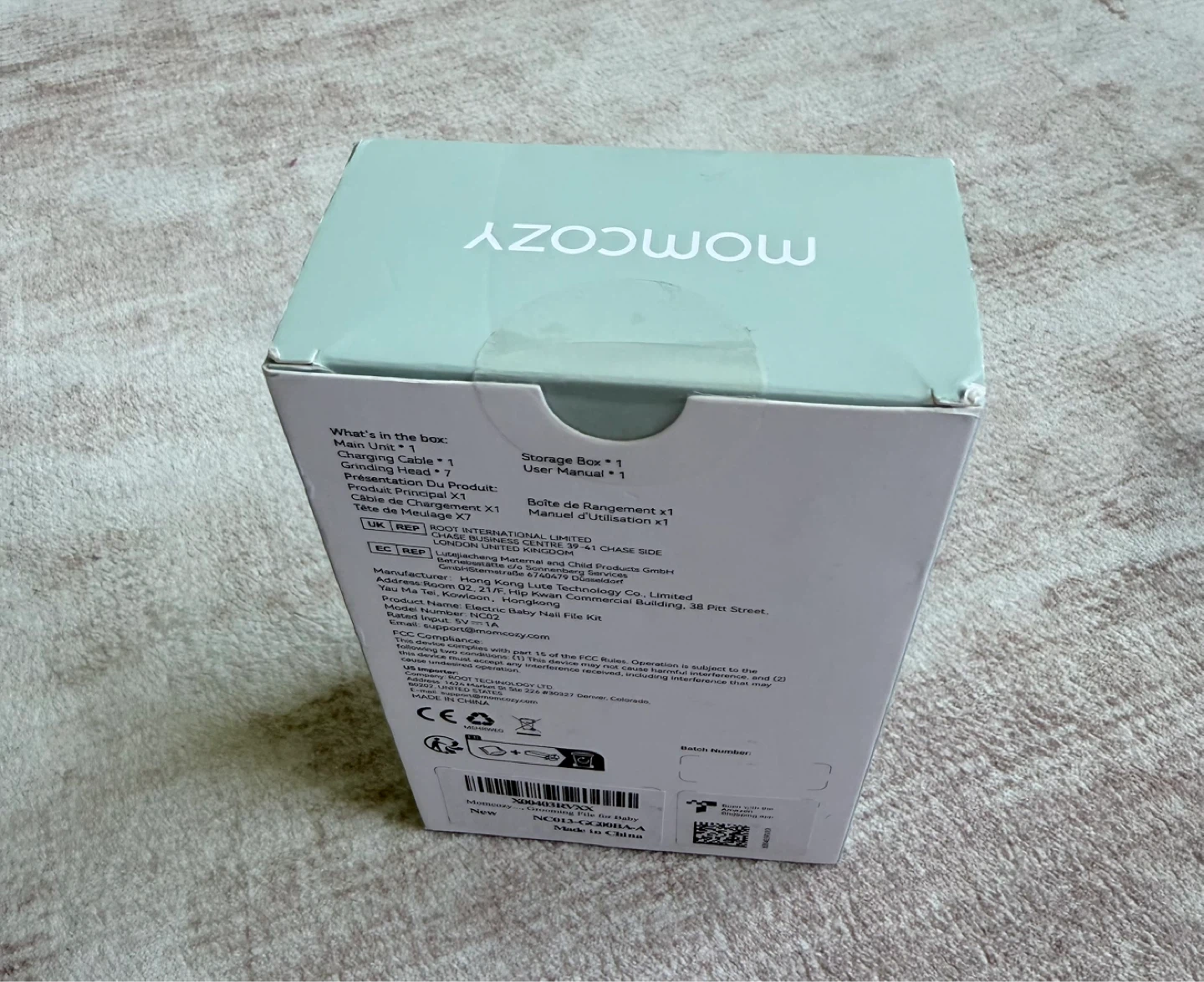 Momcozy Electric Baby Nail File Kit Sealed Box - photo 2