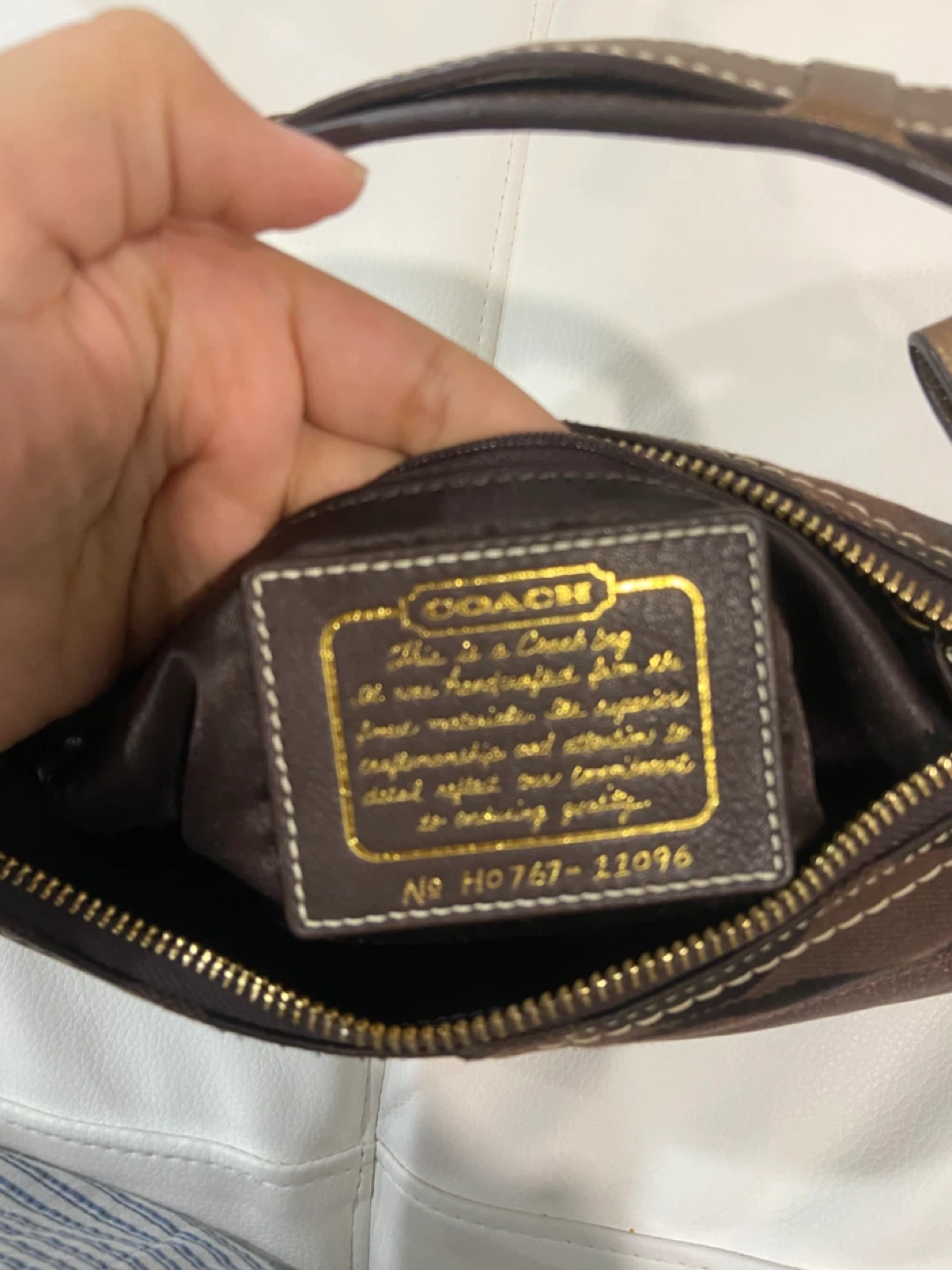 Y2K COACH  CHOCOLATE BROWN BAG - photo 2