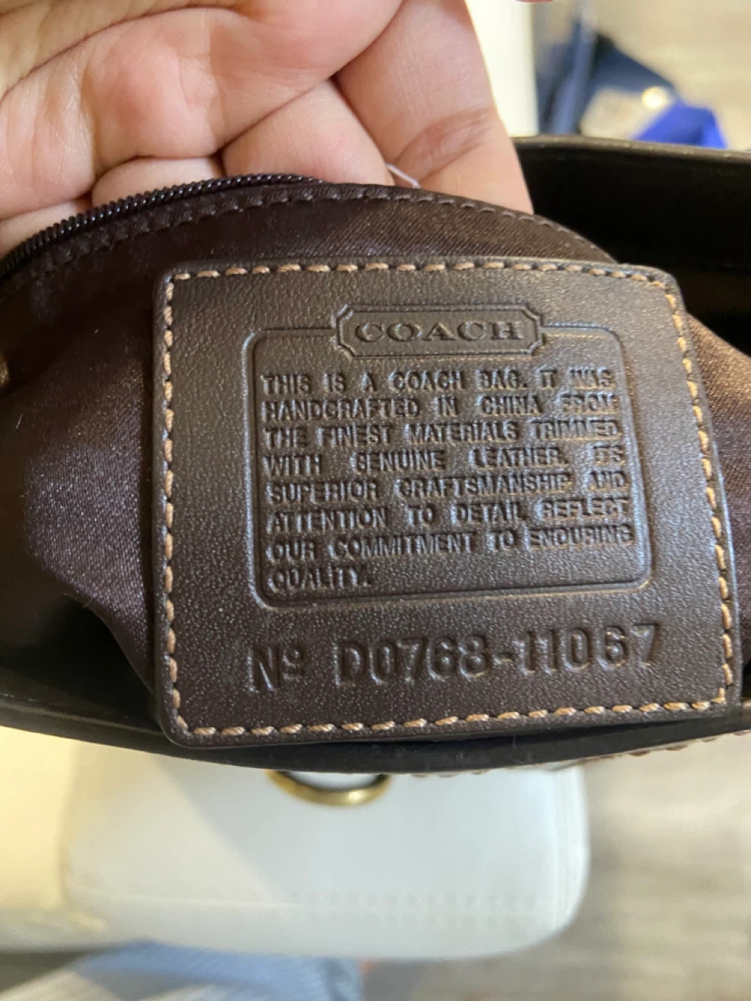 COACH Y2K CHOCOLATE BROWN HOBO BAG - photo 3