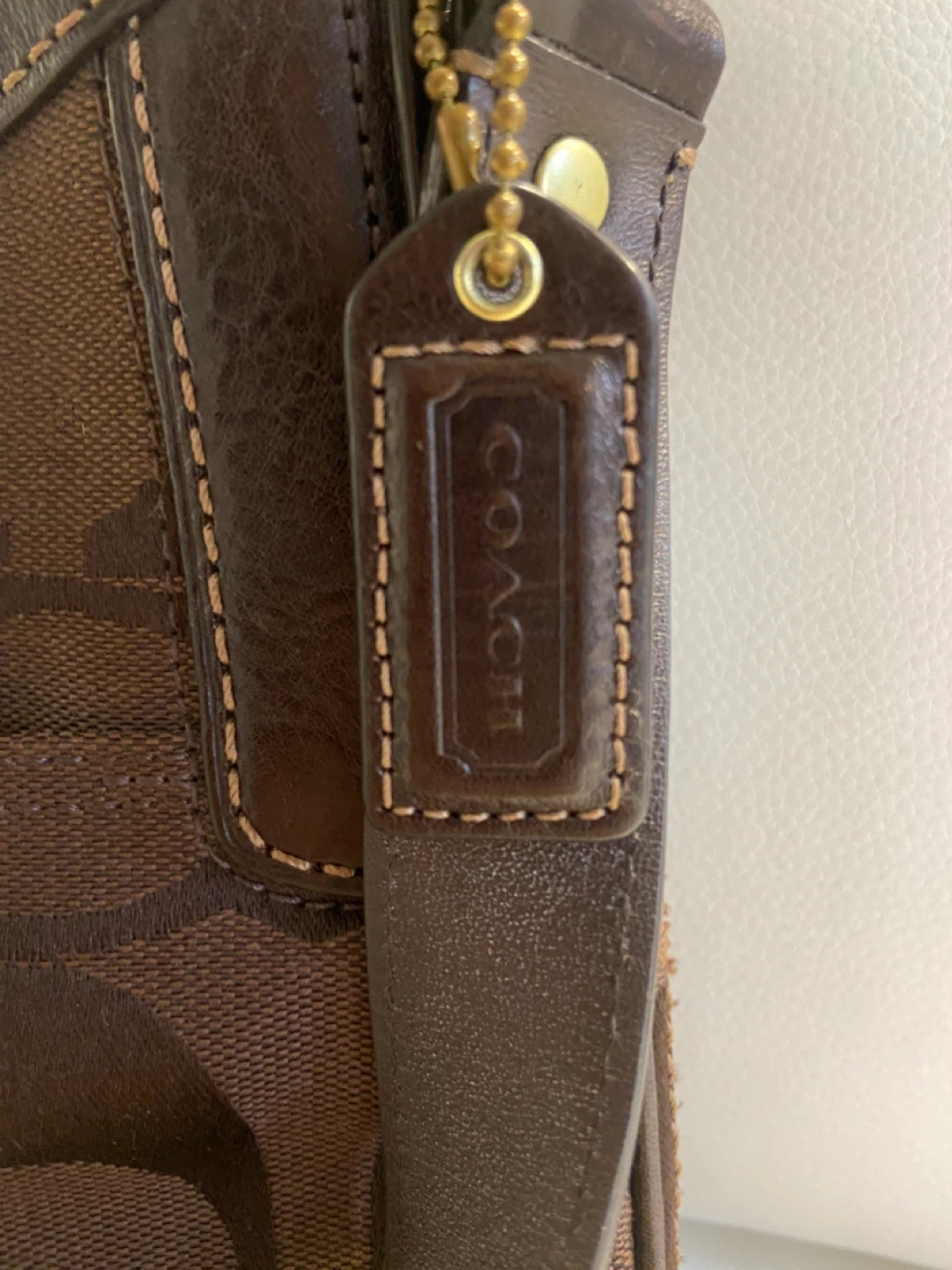 COACH Y2K CHOCOLATE BROWN HOBO BAG - photo 4