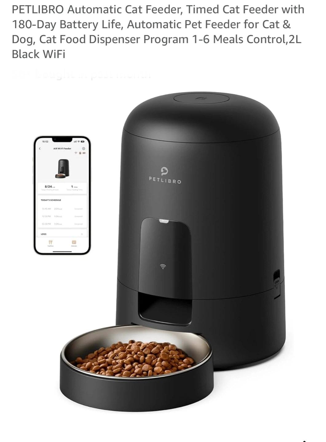 PETLIBRO Automatic Cat Feeder, Feeder for Cat & Dog