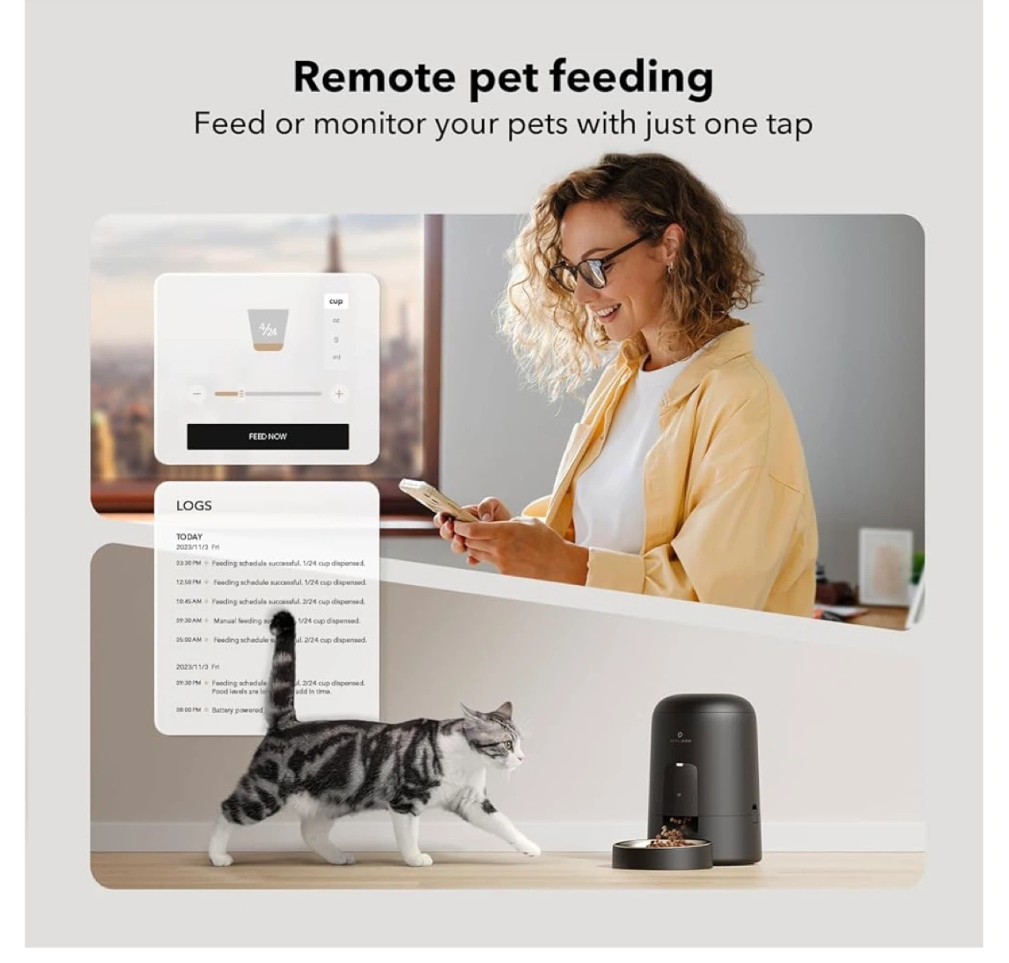 PETLIBRO Automatic Cat Feeder, Feeder for Cat & Dog - photo 3