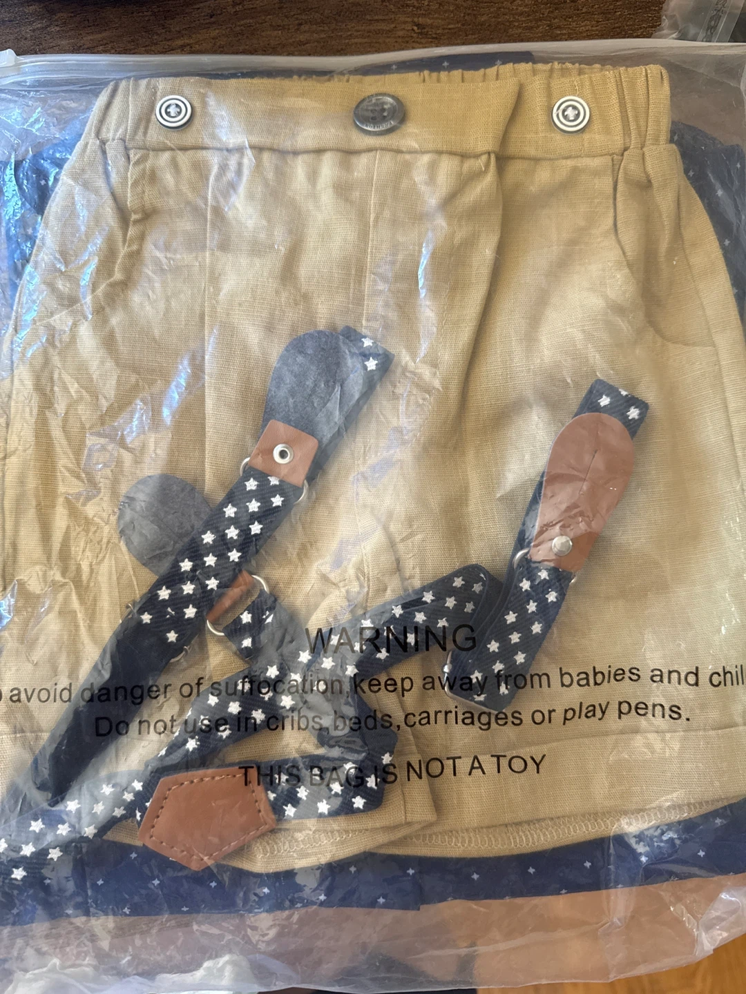 Baby Boy Outfit with Suspenders and Bowtie