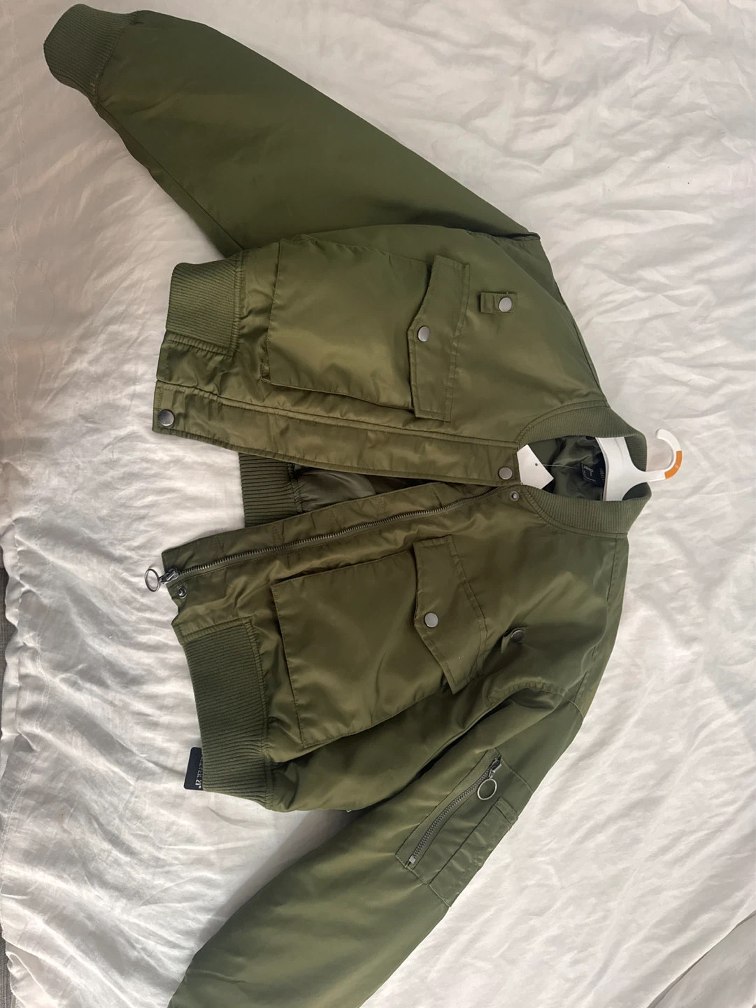 Green Bomber Jacket - photo 2