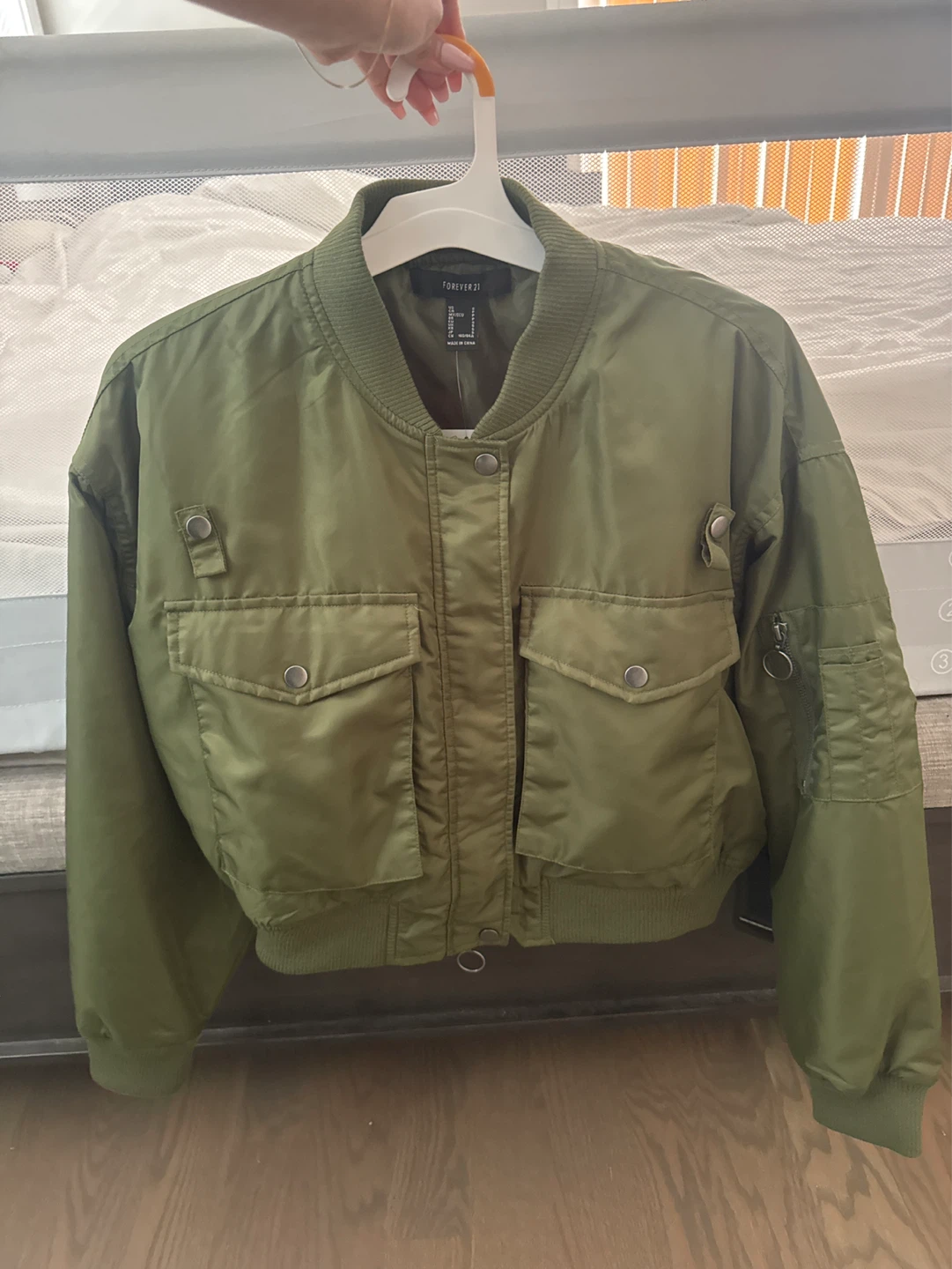 Green Bomber Jacket