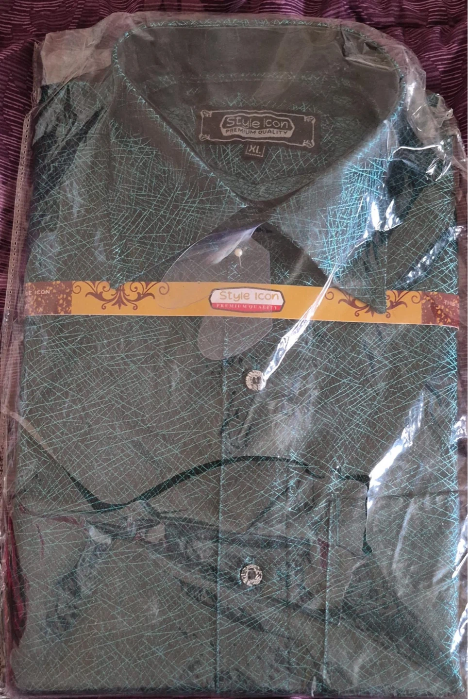 Style Icon Green Dress Shirt
