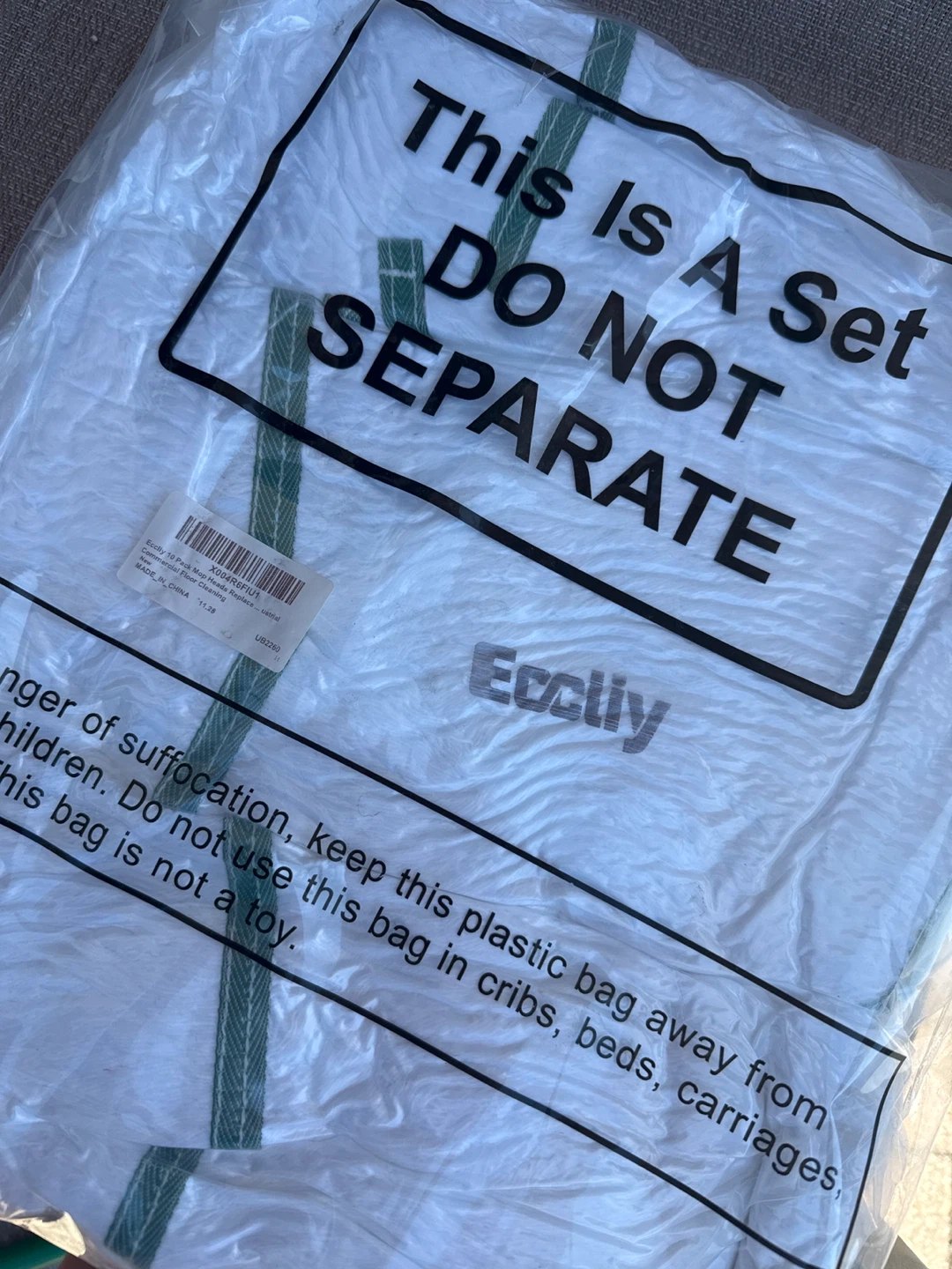 Ecolly 10 Pack Replacement Mop Heads - photo 2