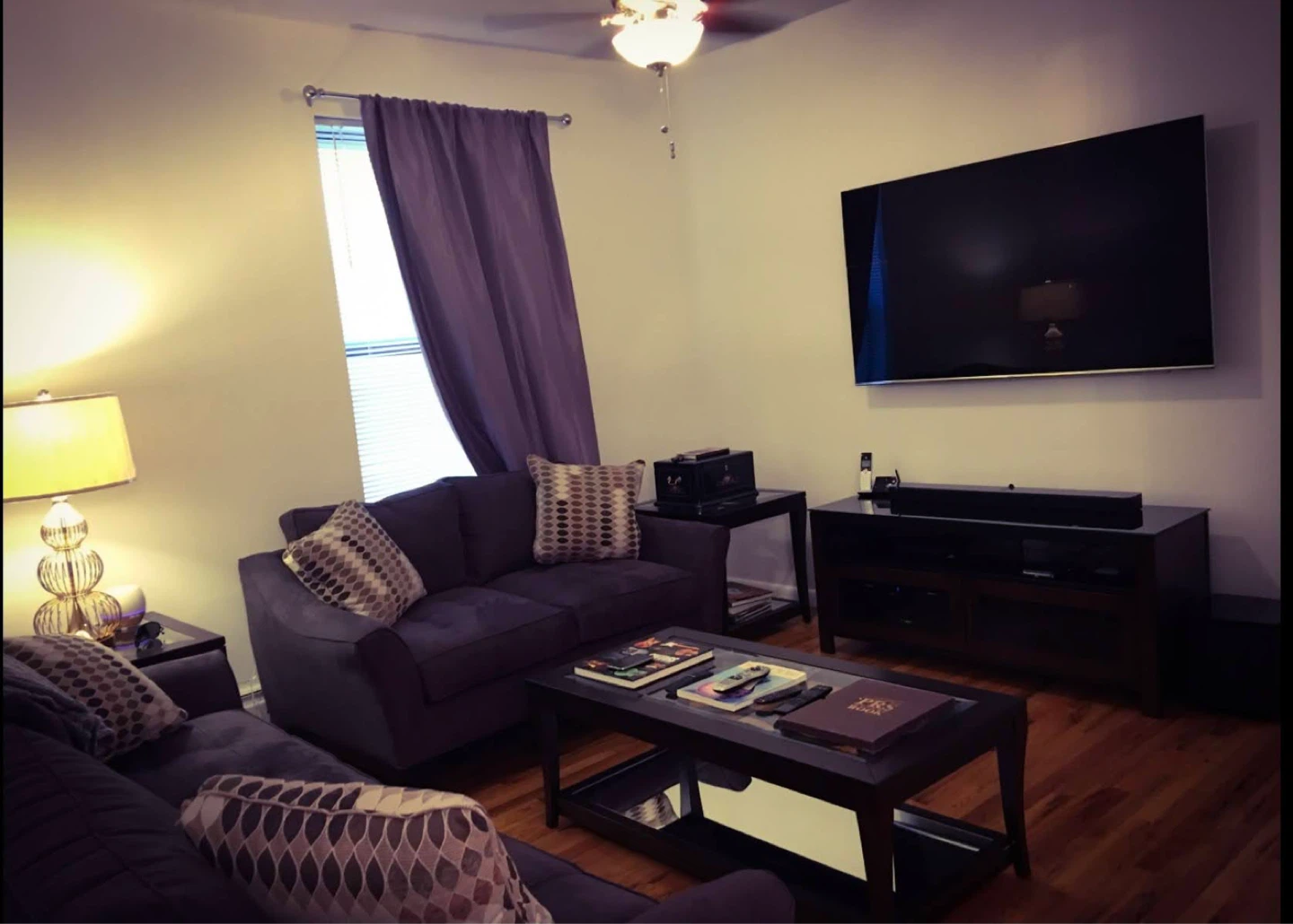 Gray Sectional Sofa with Pillows - photo 3