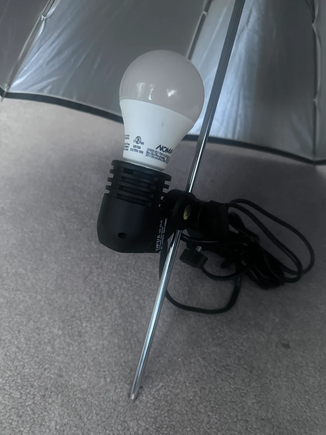 Photography Umbrella with LED Light Kit