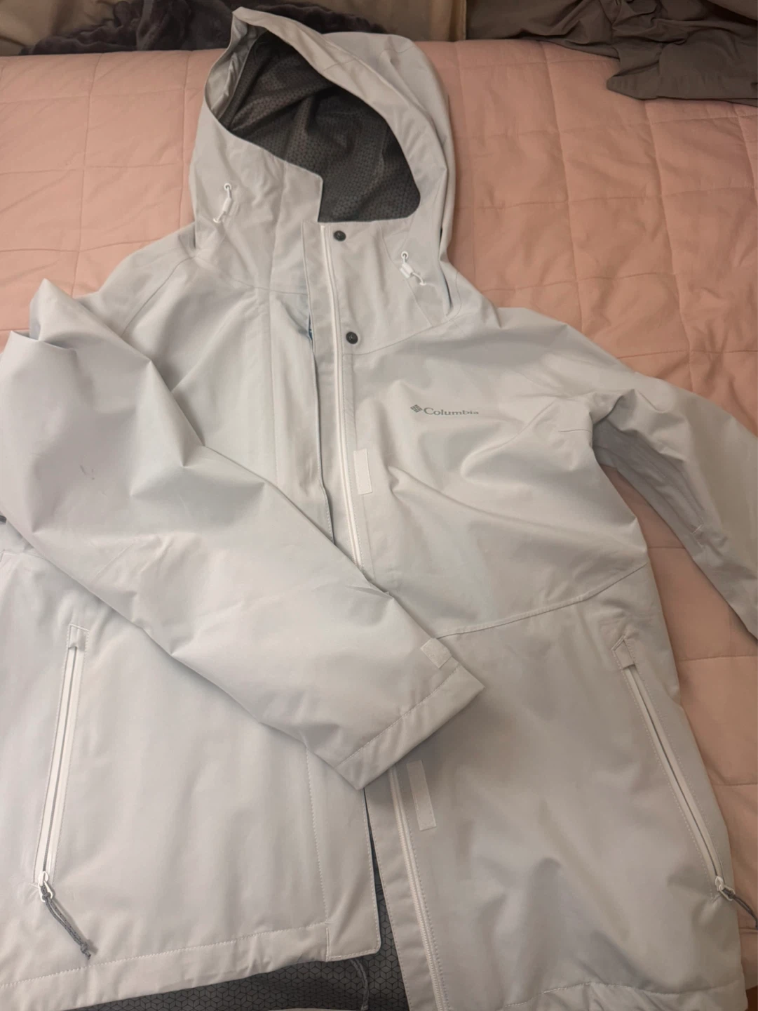 Columbia Windbreaker Jacket white