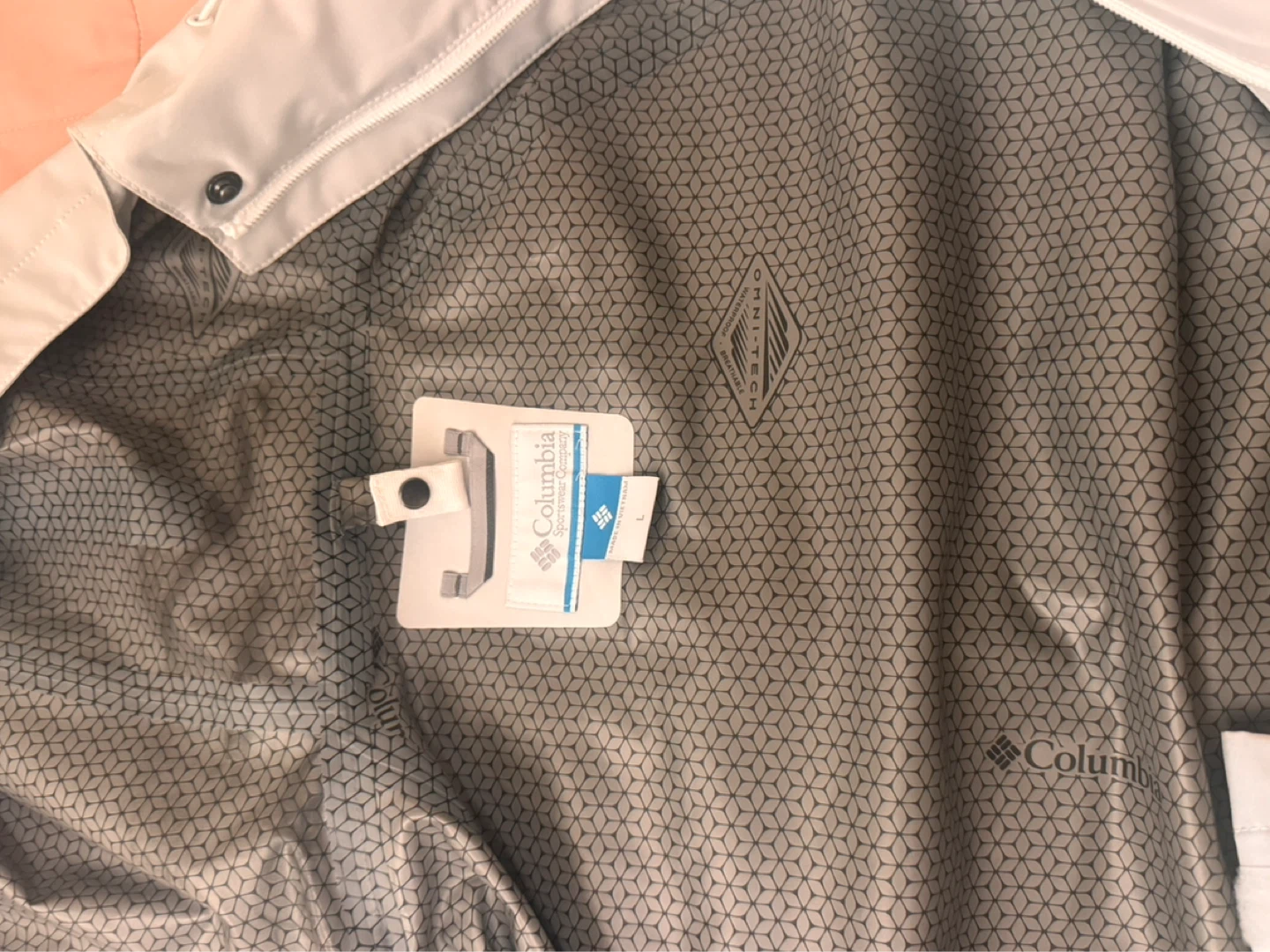 Columbia Windbreaker Jacket white - photo 3