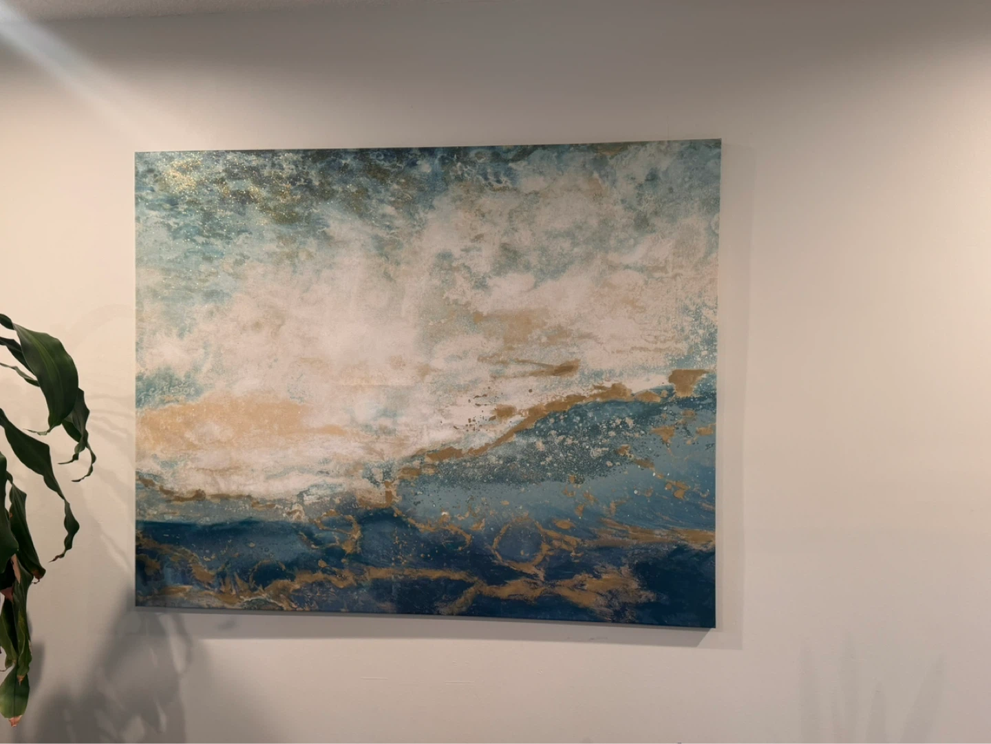 Abstract Ocean Wave Wall Art