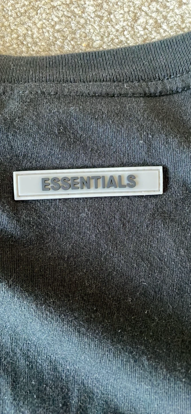 Black Essentials T-Shirt - Size Small - photo 4