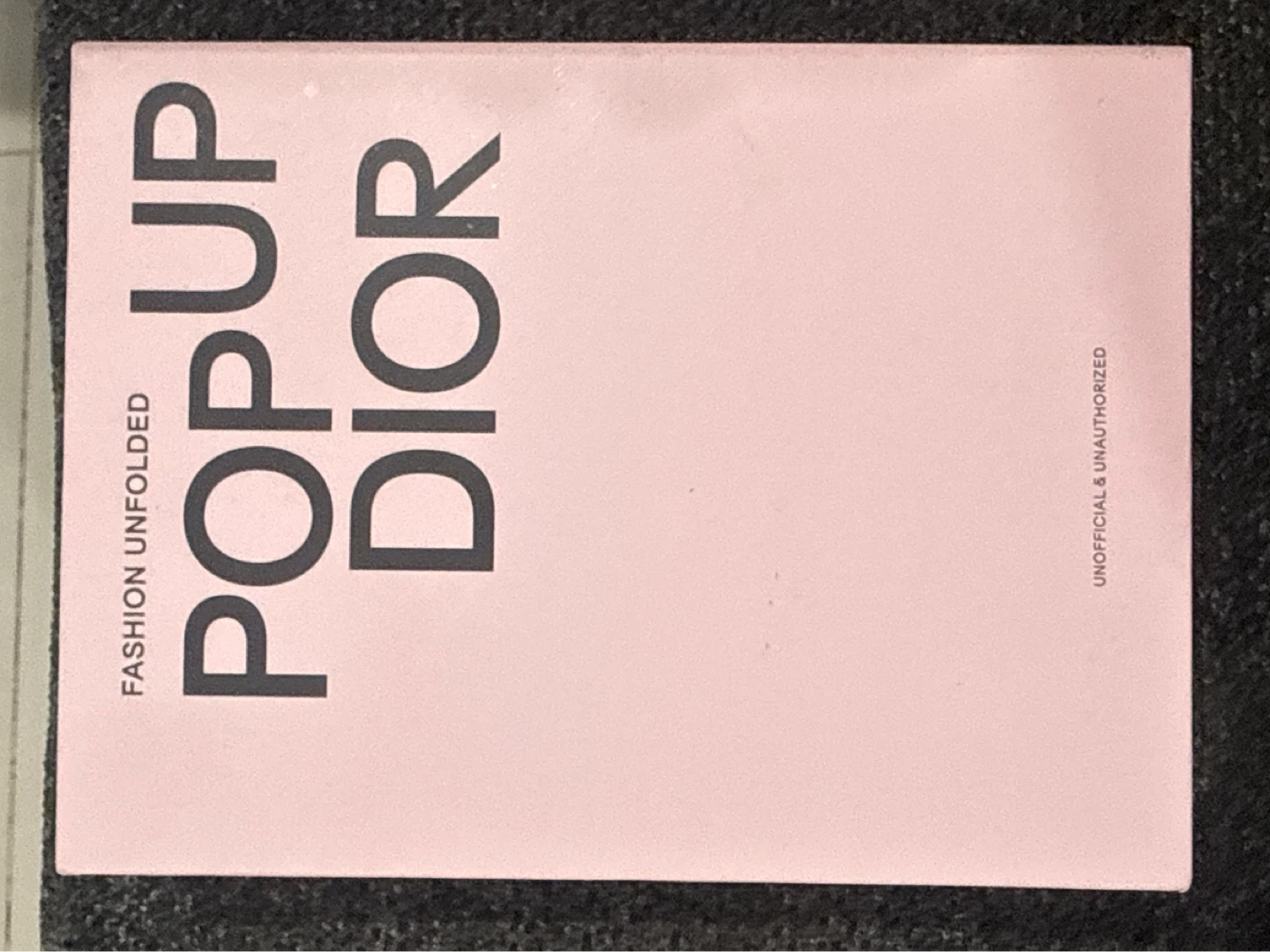 Dior Pop Up Book