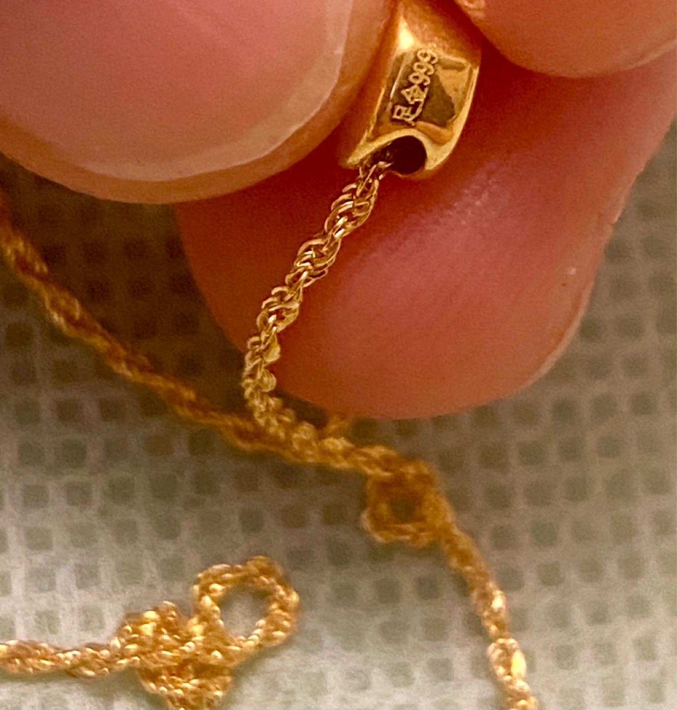 24K Gold Heart 💛 Pendant & 18 K Necklace - photo 5