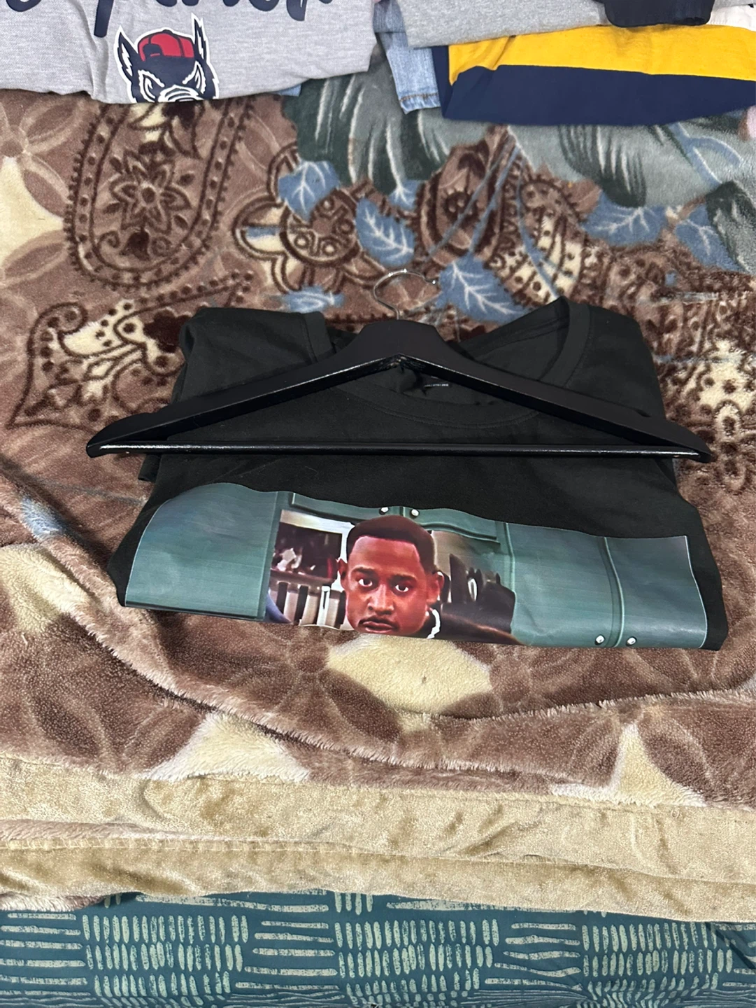 Black T-Shirt with Martin Lawrence Graphic - photo 3