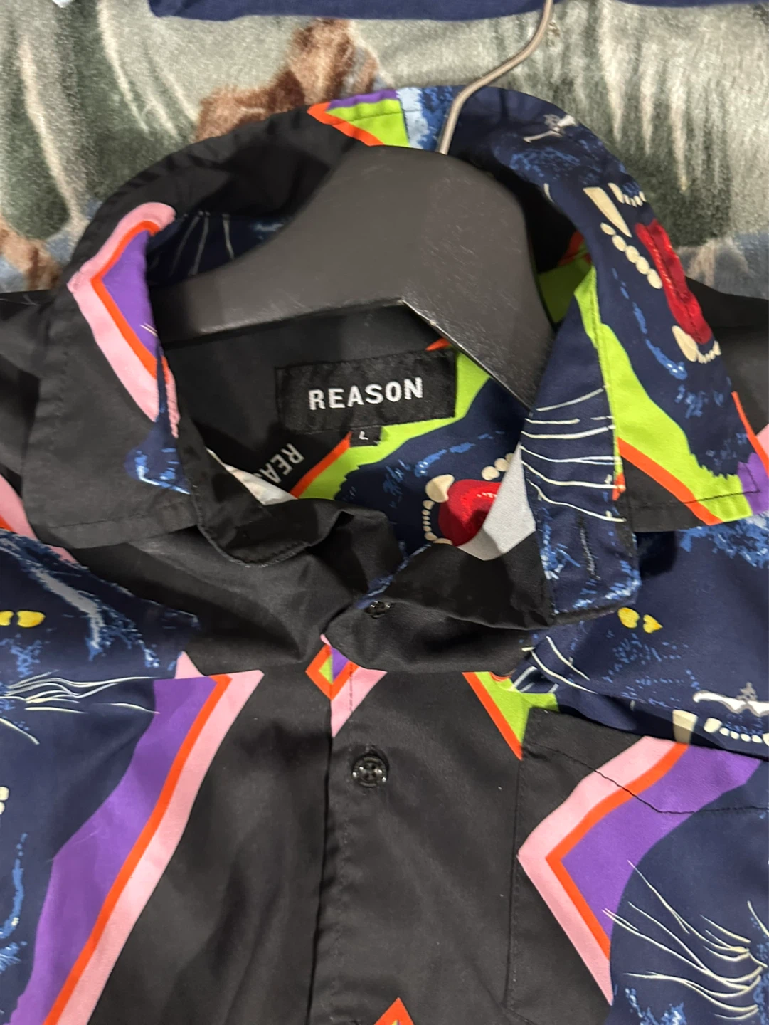 Reason Black Panther Button-Up Shirt - photo 5
