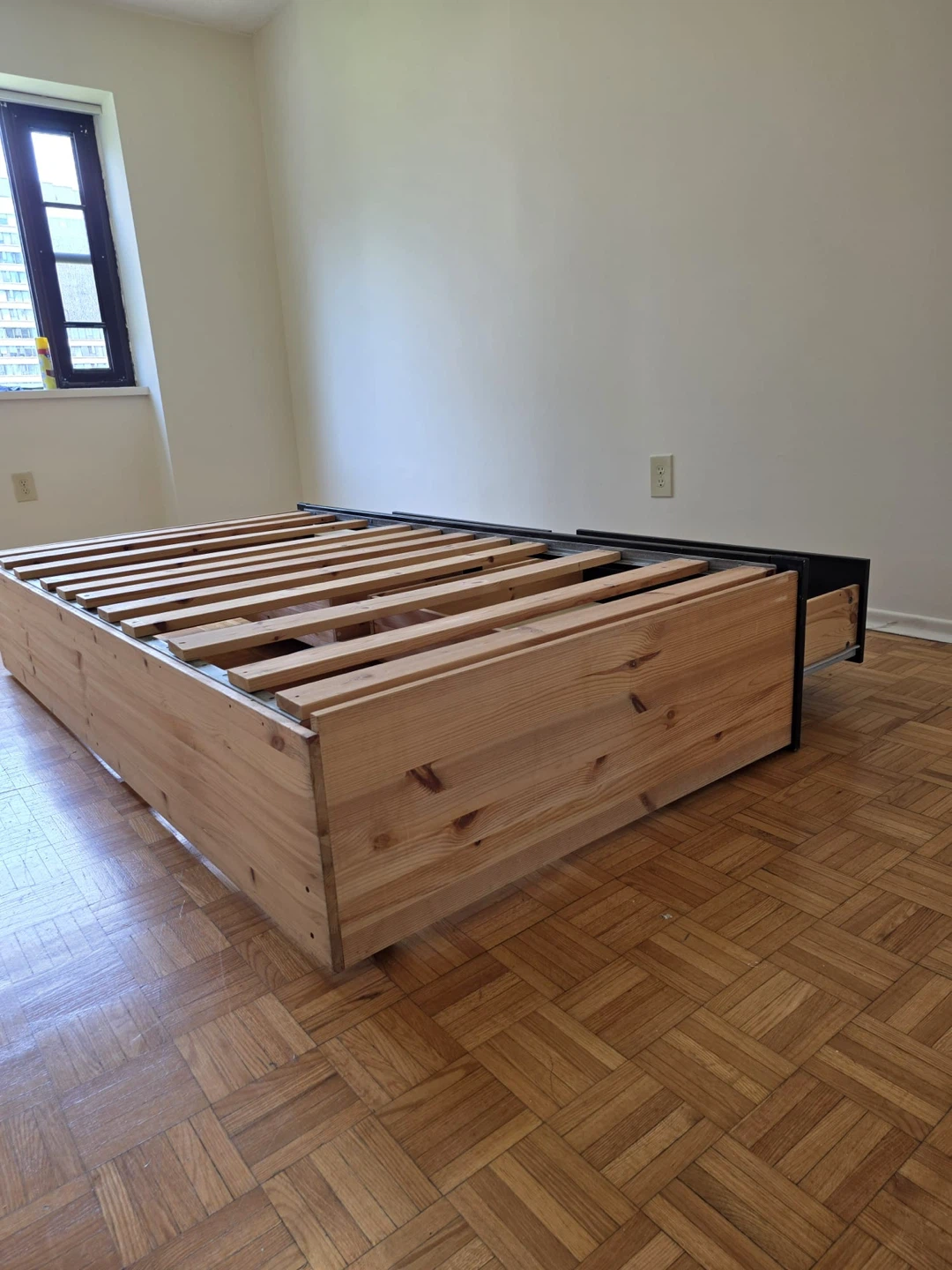 Twin Bed Frame with Storage Drawers - photo 4