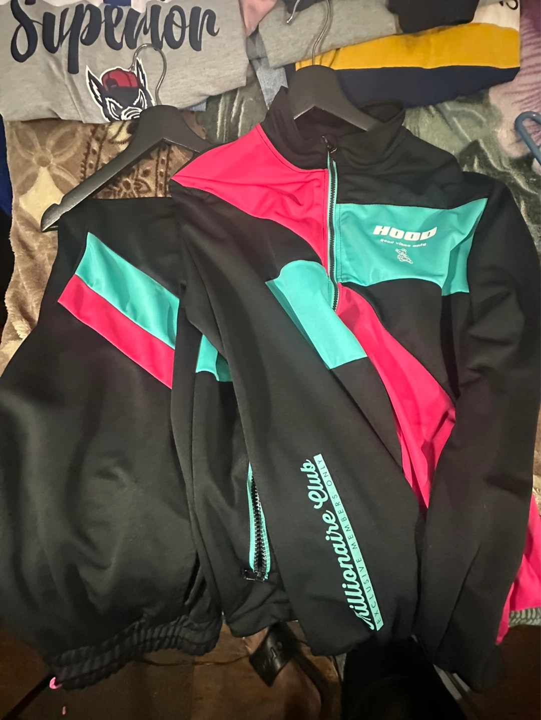 M.Society Color Block Track Jacket