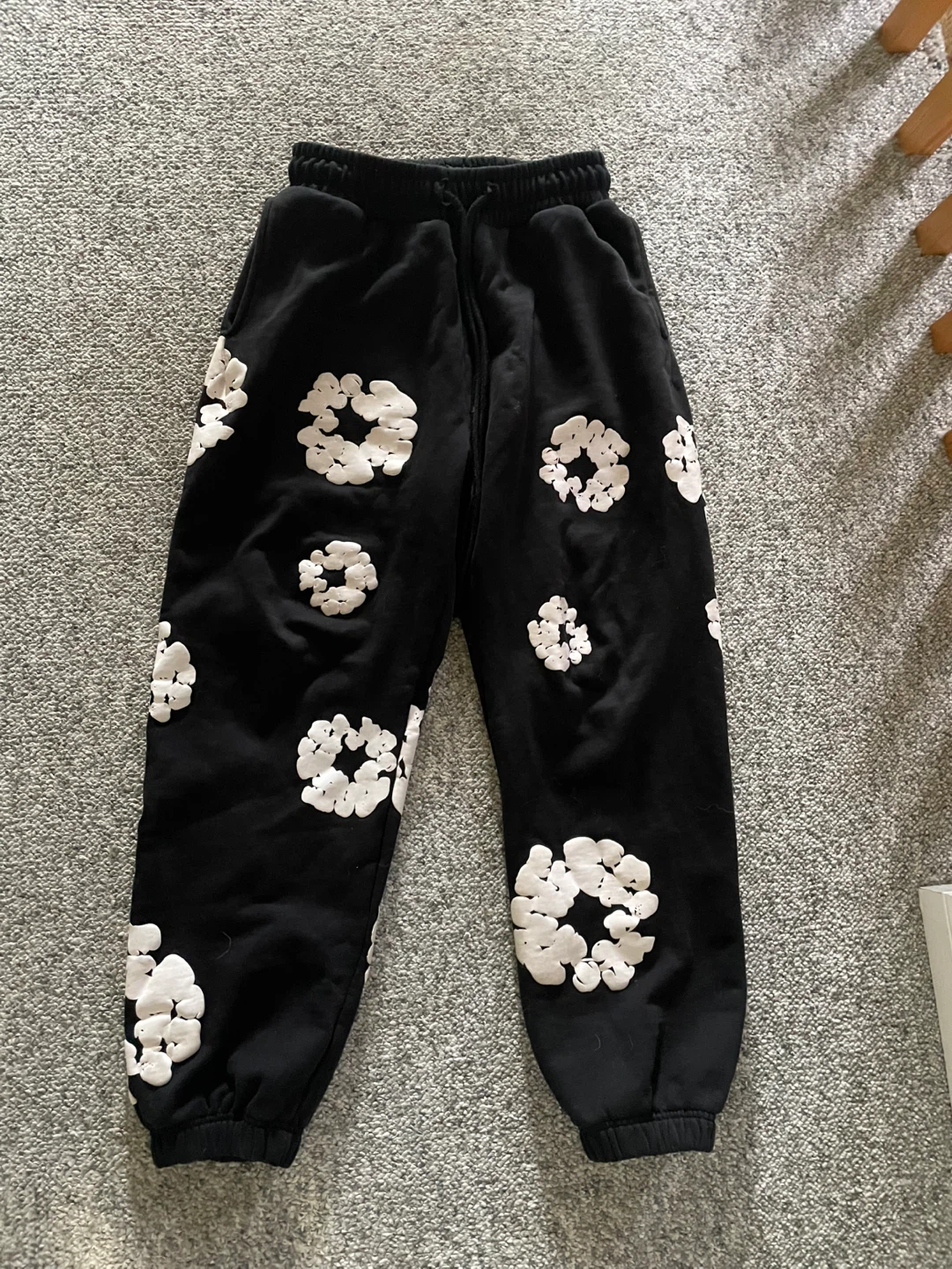 DENIM TEARS Black Sweatpants