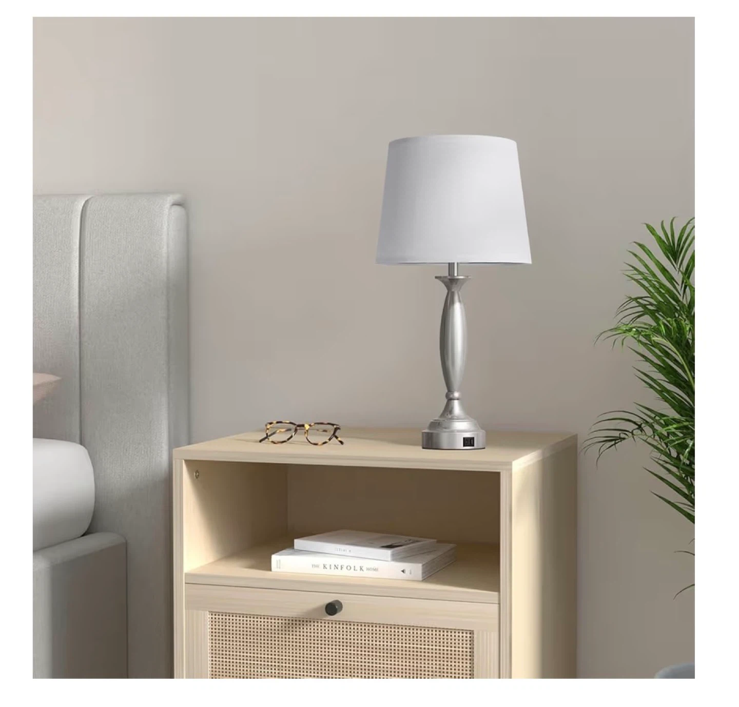 25.5" Table Lamps - Set of 2, Touch Control, USB Ports 255 - photo 2