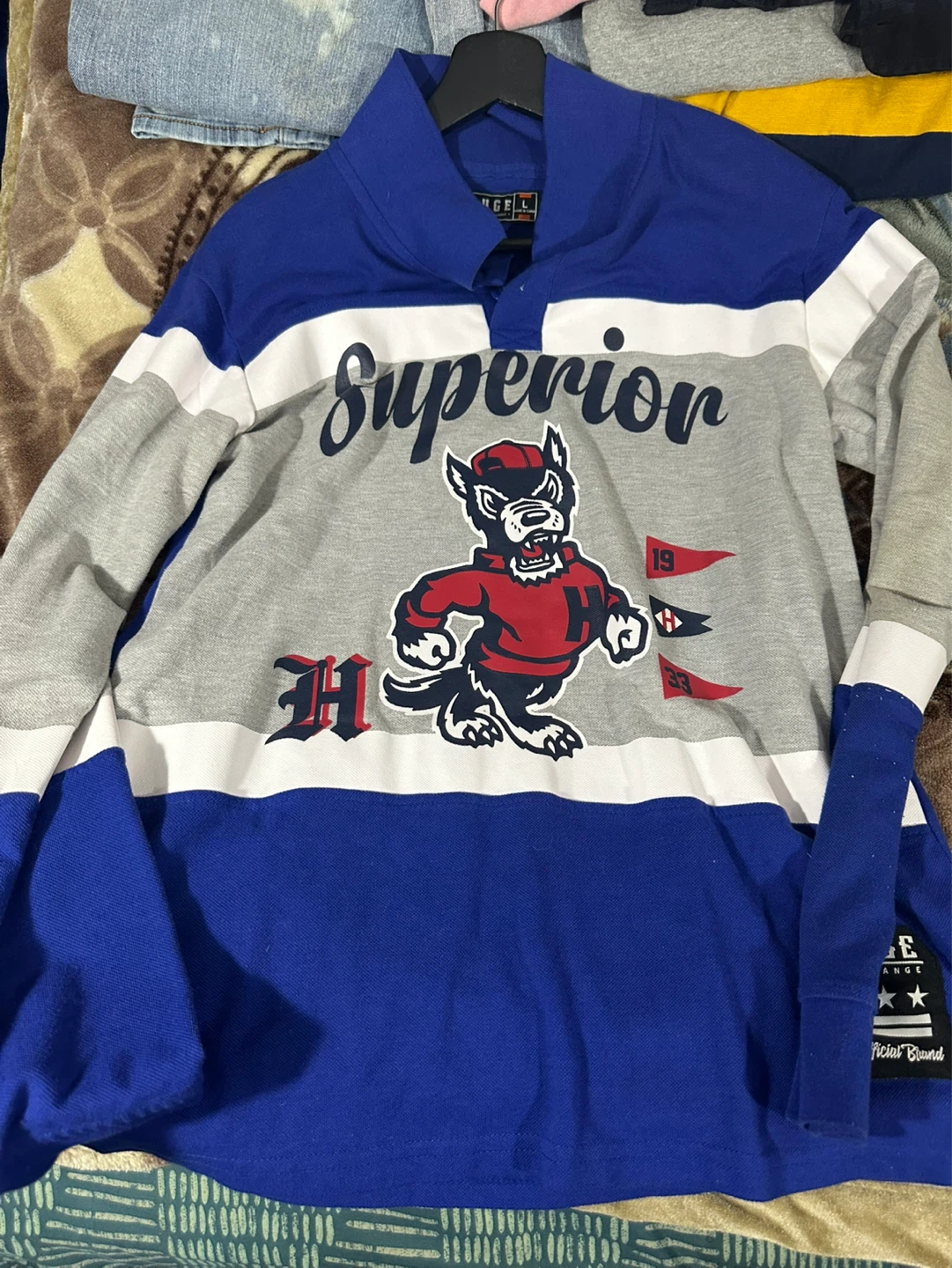HUGE EXCHANGE Long Sleeve Rugby Shirt - photo 4