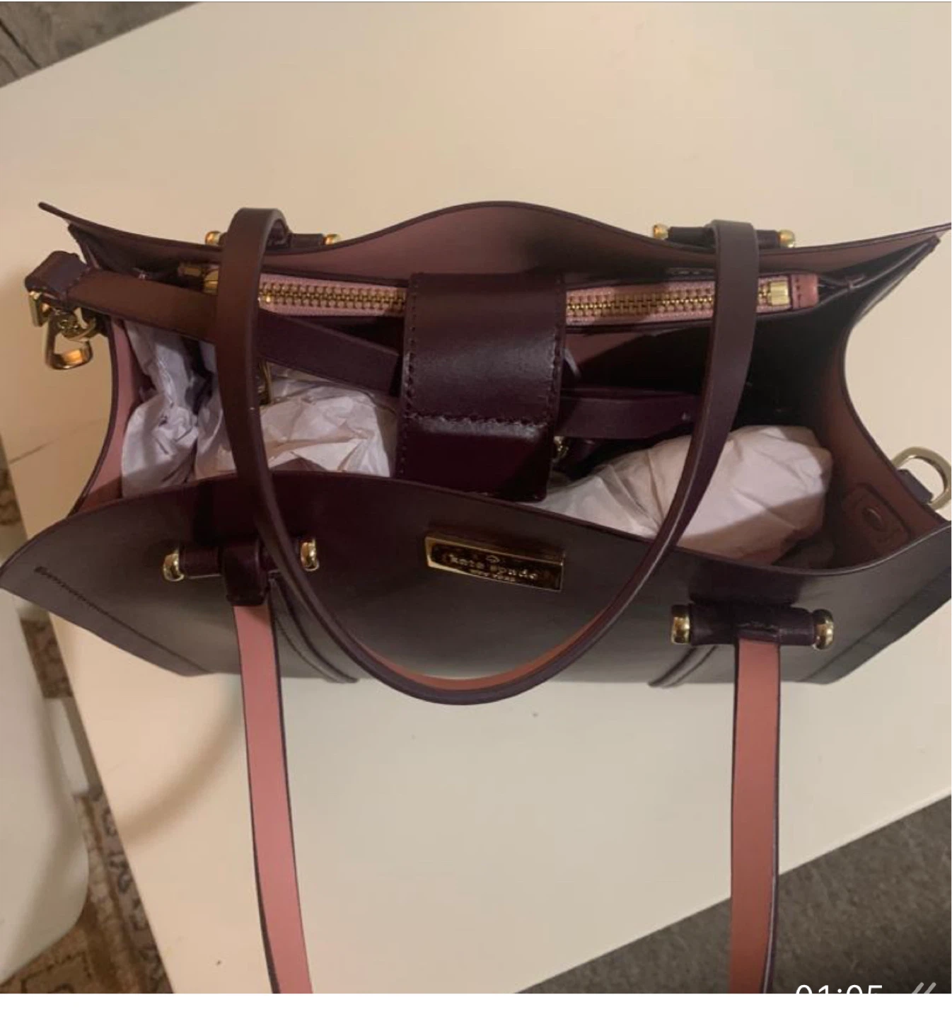 Kate Spade Tote Bag - Burgundy - photo 2